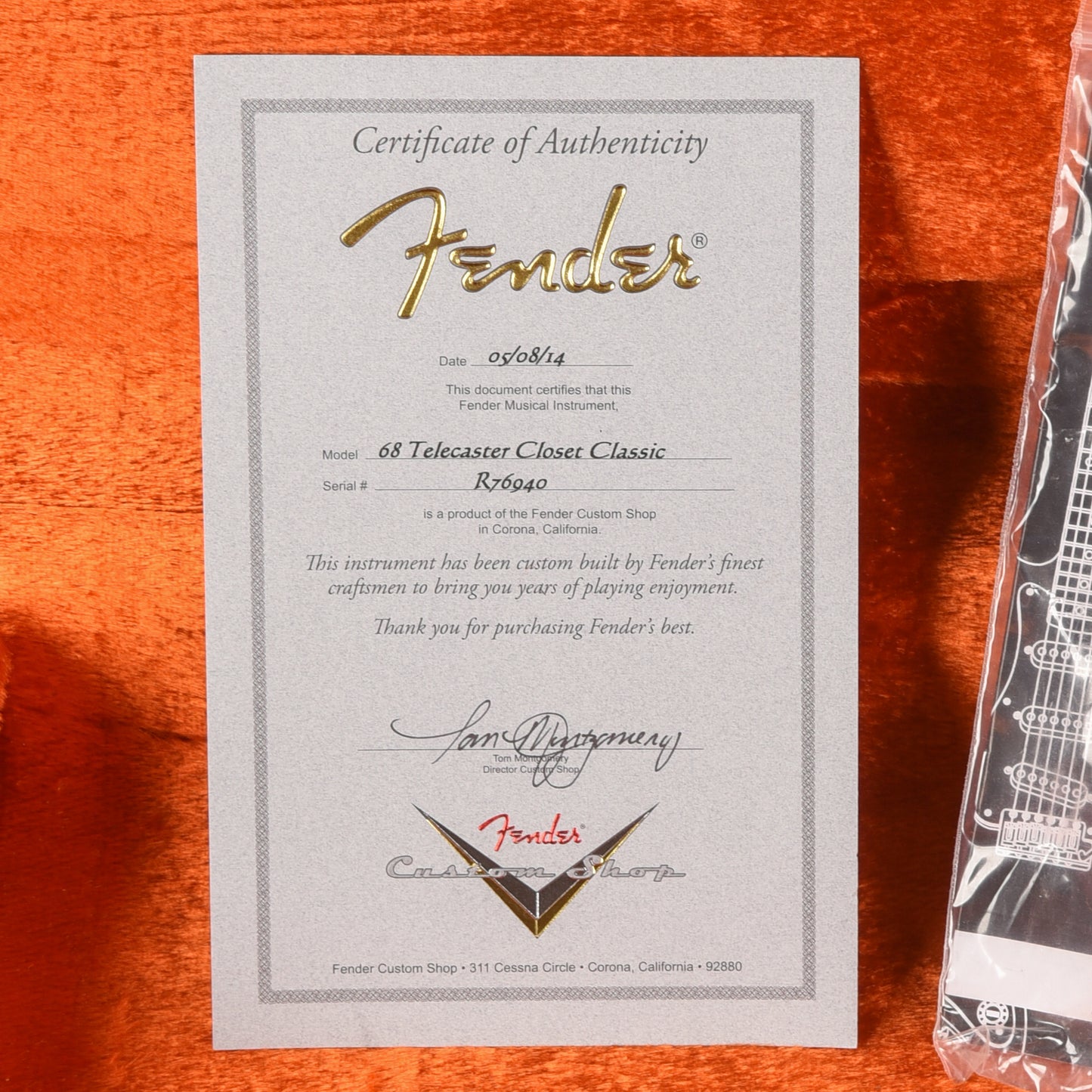 Fender Custom Shop '68 Telecaster Closet Classic White Blonde 2014 Electric Guitars / Solid Body