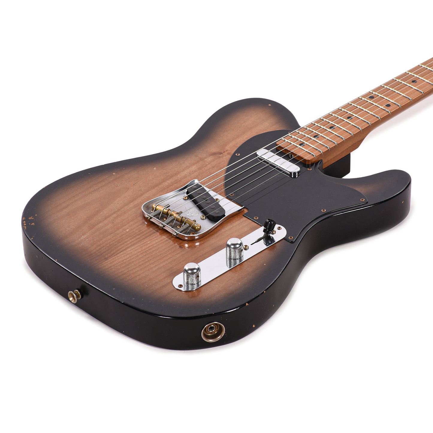 Fender Custom Shop Custom Roasted '50s Telecaster Journeyman Relic Black Burst Master Built by Kyle McMillin Electric Guitars / Solid Body