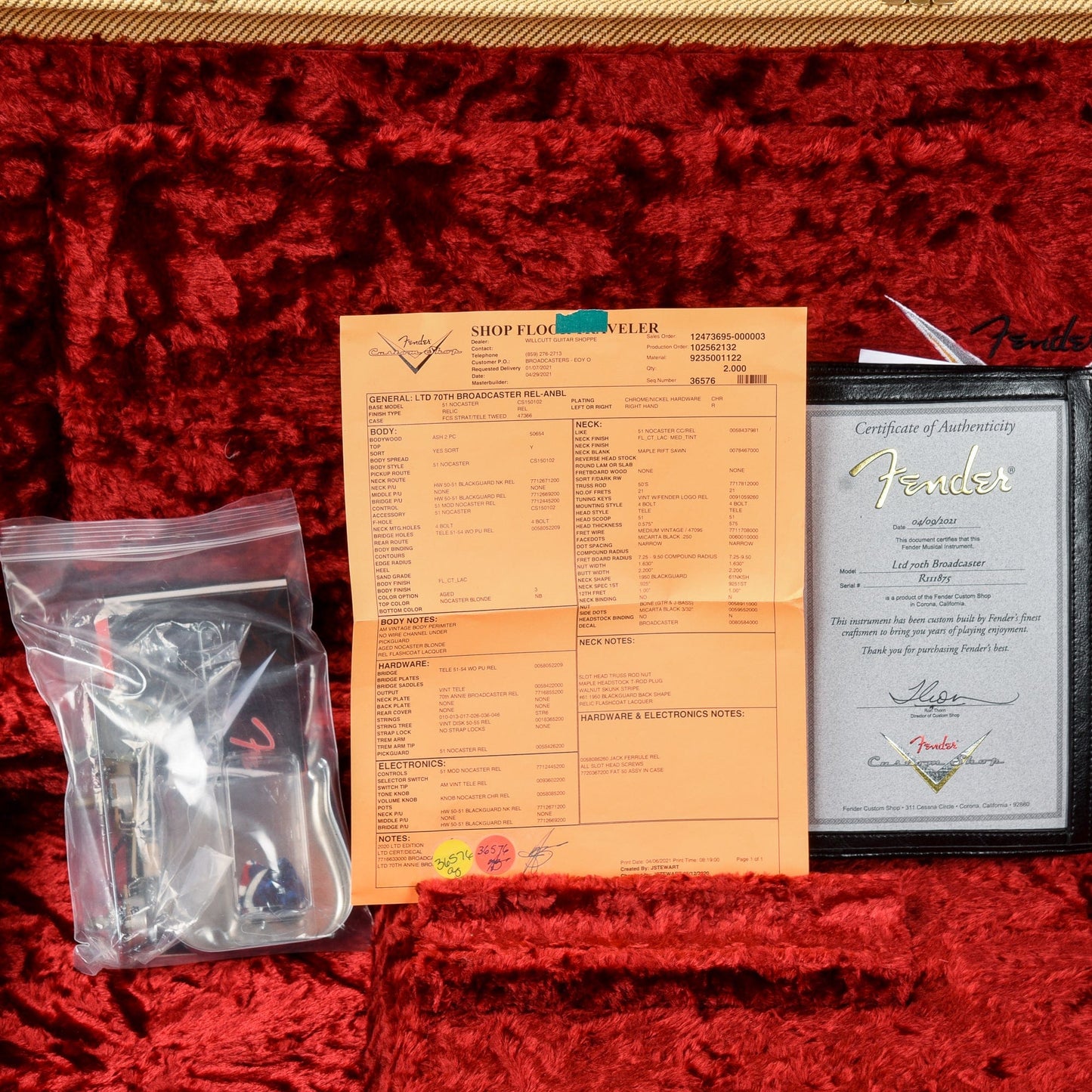 Fender Custom Shop Limited 70th Anniversary Broadcaster Butterscotch Blonde Electric Guitars / Solid Body