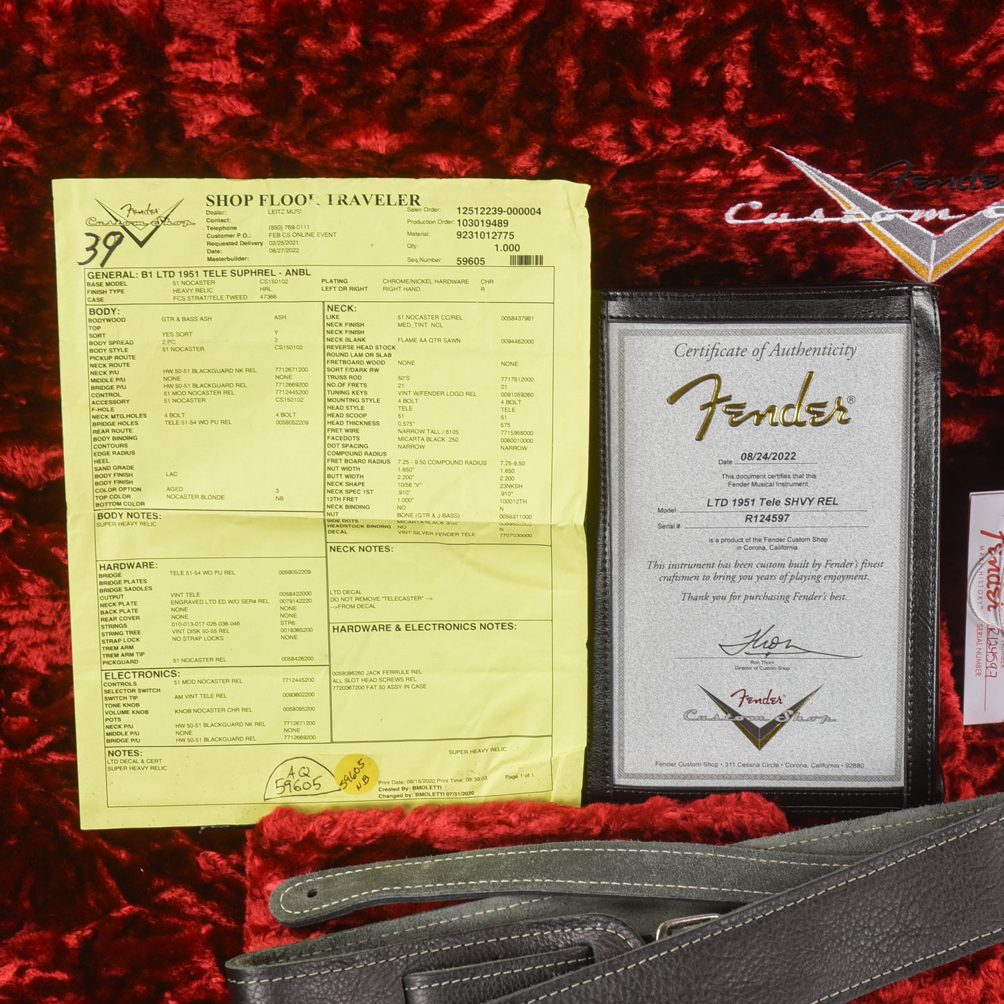 Fender Custom Shop LTD '51 Telecaster Super Heavy Relic Butterscotch Blonde 2022 Electric Guitars / Solid Body