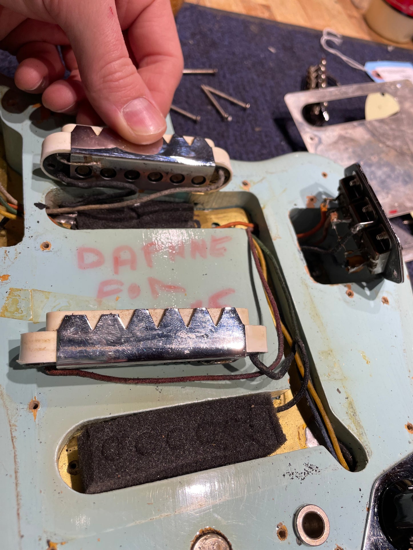 Fender Jaguar Sonic Blue 1963 Electric Guitars / Solid Body