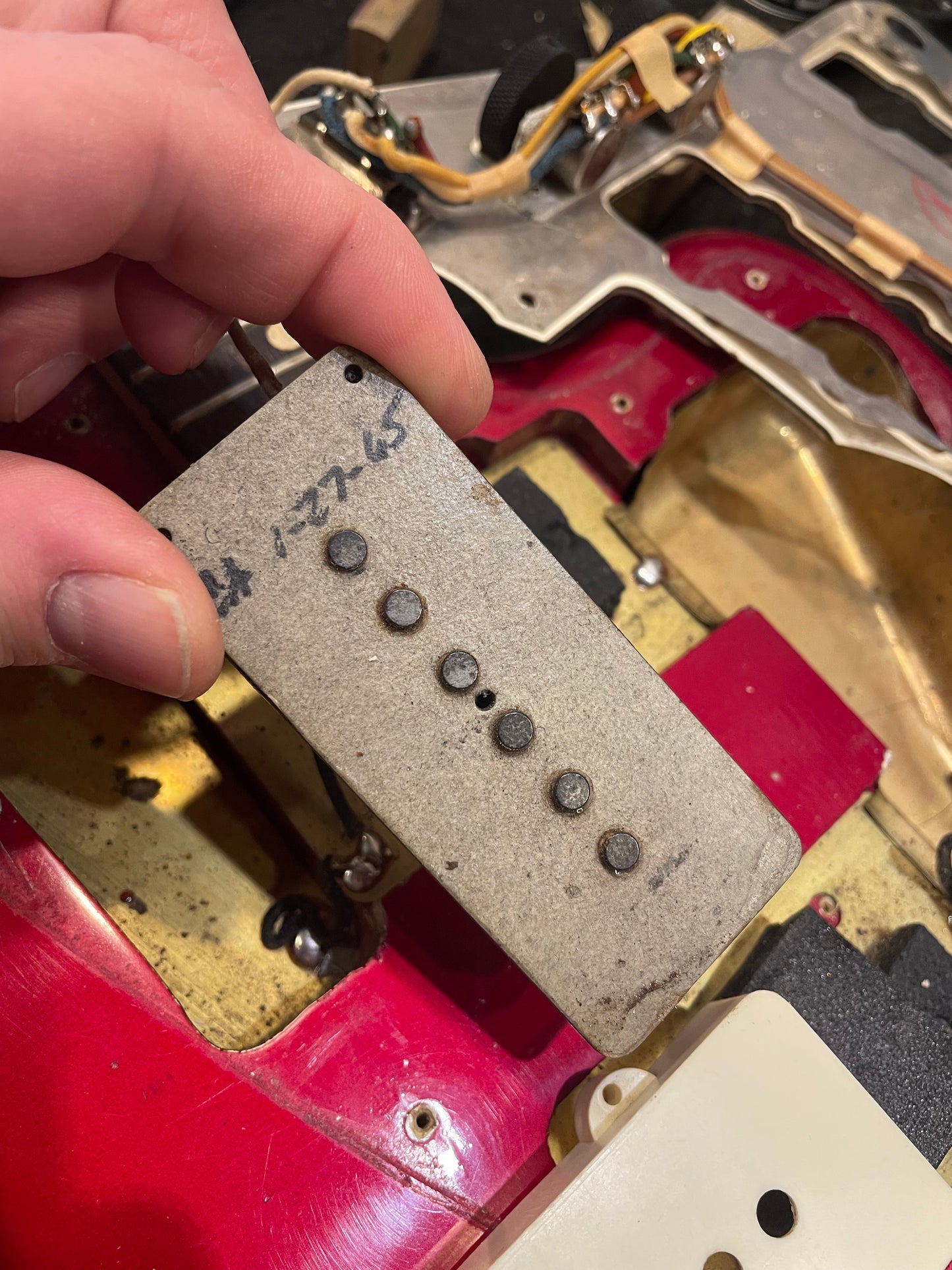 Fender Jazzmaster Candy Apple Red 1965 Electric Guitars / Solid Body
