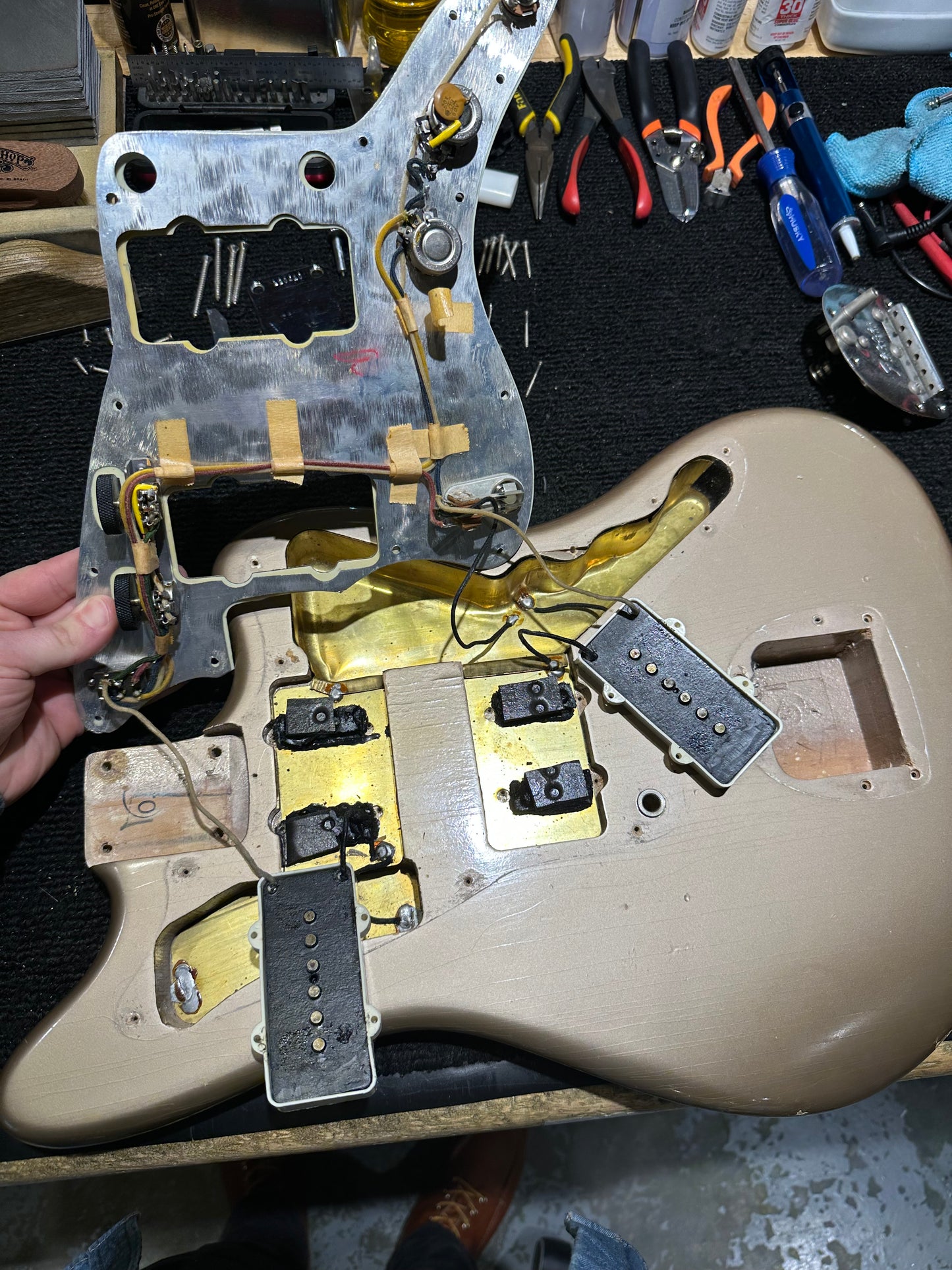 Fender Jazzmaster Shoreline Gold 1964 Electric Guitars / Solid Body