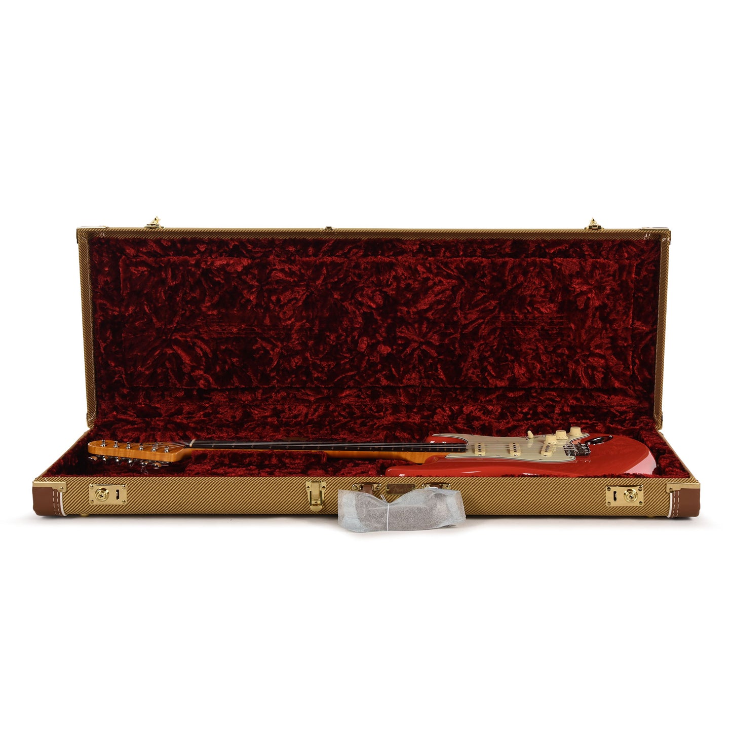 Fender Limited Edition American Vintage II 1961 Stratocaster Fiesta Red w/3A Flame Maple Neck Electric Guitars / Solid Body
