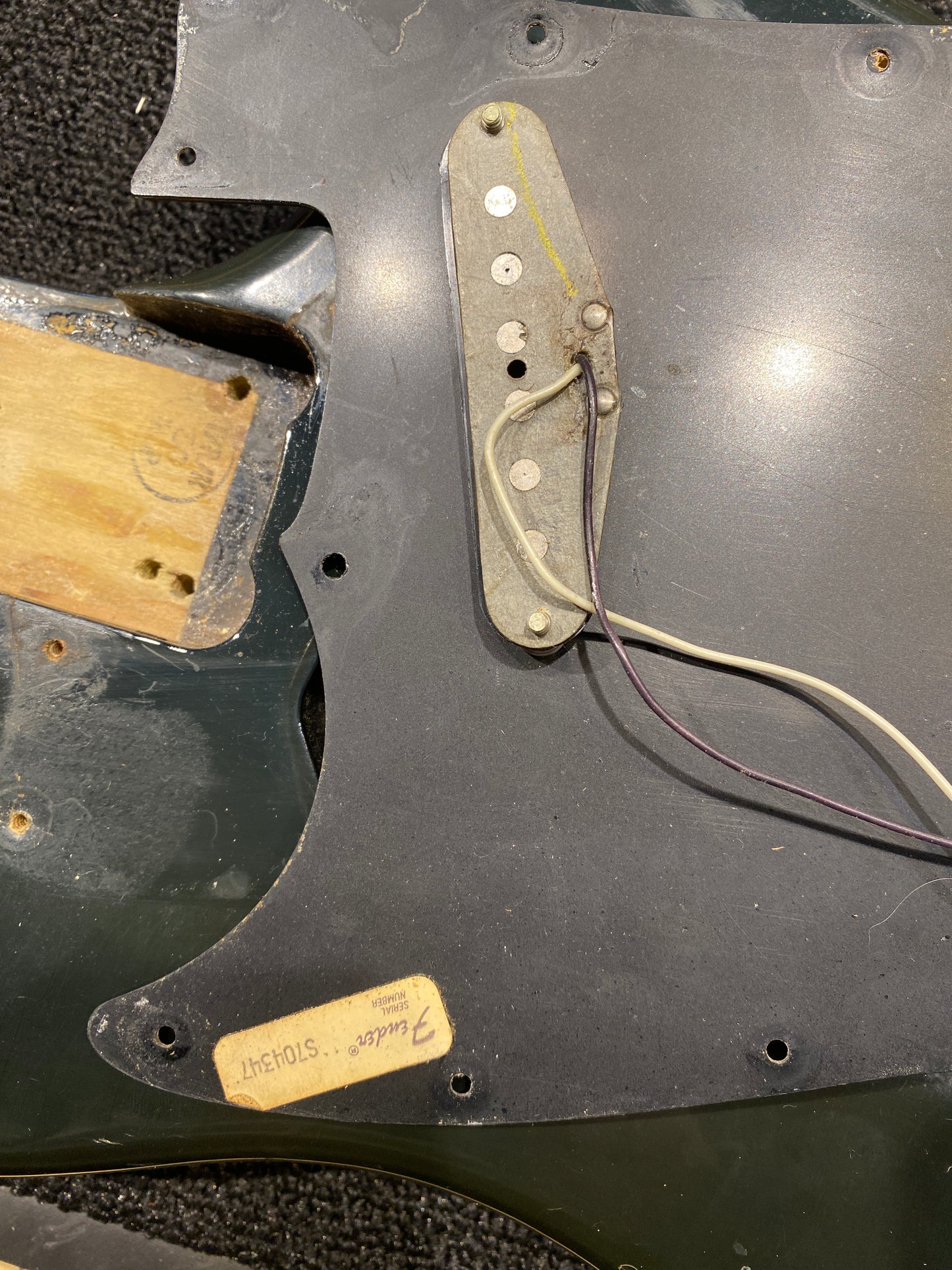Fender Music Master Black 1977 Electric Guitars / Solid Body