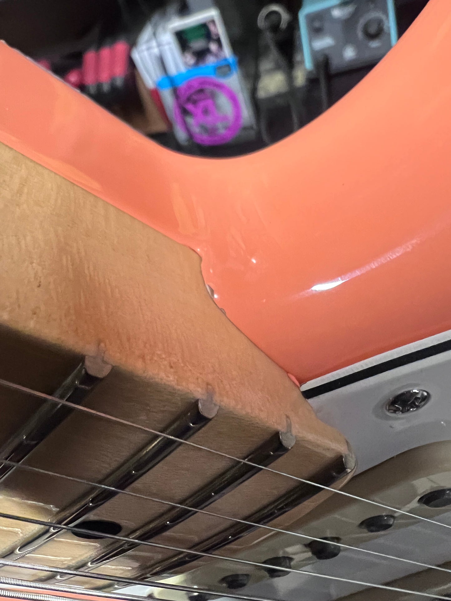 Fender Player Stratocaster Pacific Peach Electric Guitars / Solid Body