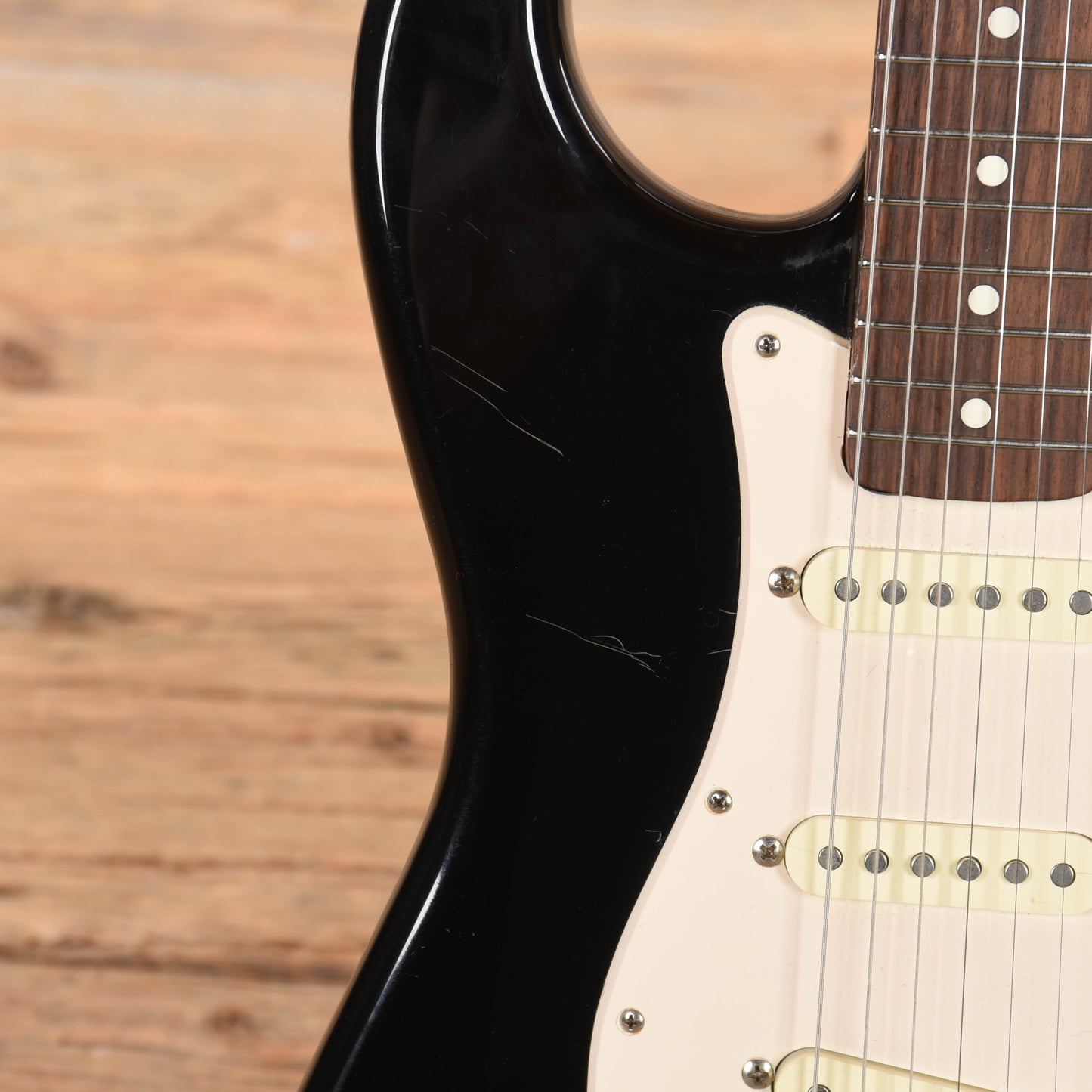 Fender "Squier Series" Stratocaster Black 1995 Electric Guitars / Solid Body