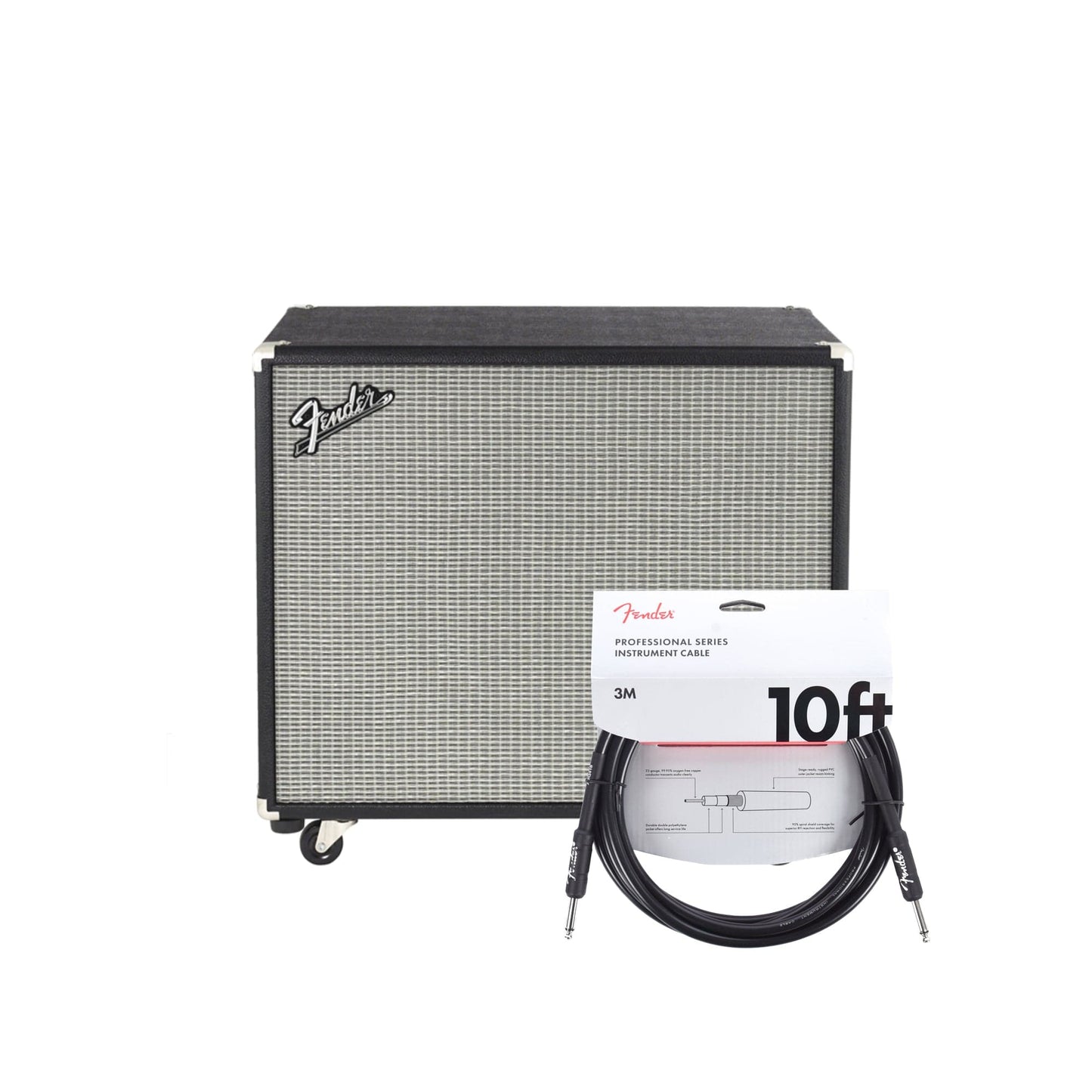 Fender Bassman 115 Neo Cabinet and (1) Cable Bundle