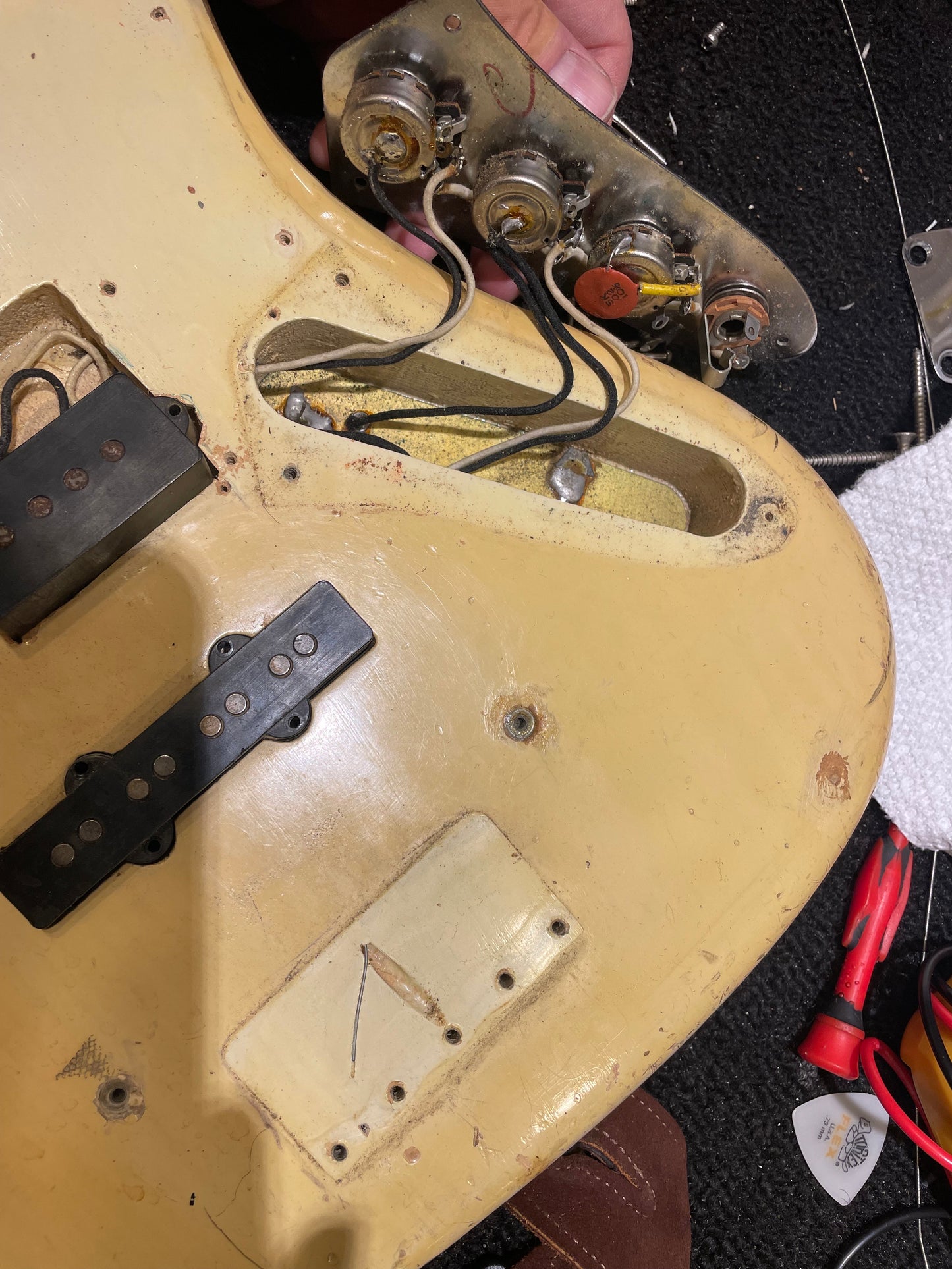 Fender Jazz Bass Olympic White 1964