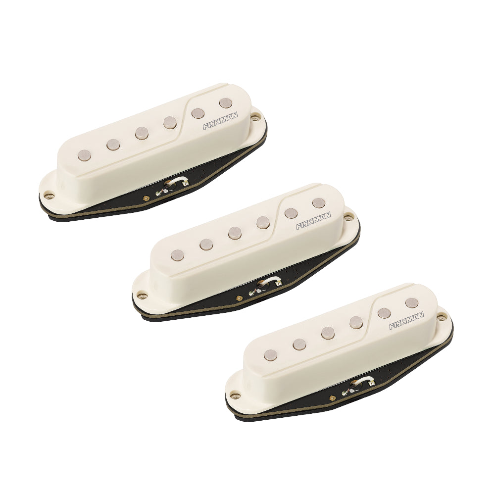 Fishman Fluence Greg Koch Signature Stratocaster Pickups Set White Parts / Guitar Pickups