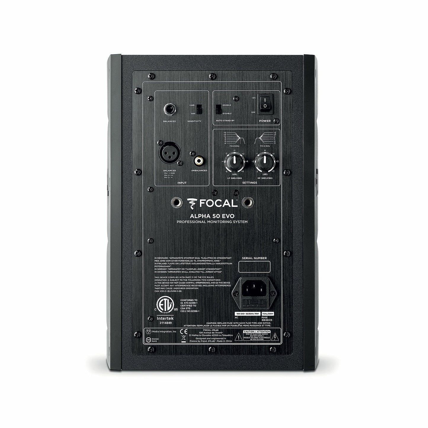 Focal Alpha 50 Evo 2-Way 5" Active Studio Monitor Pro Audio / Speakers / Studio Monitors