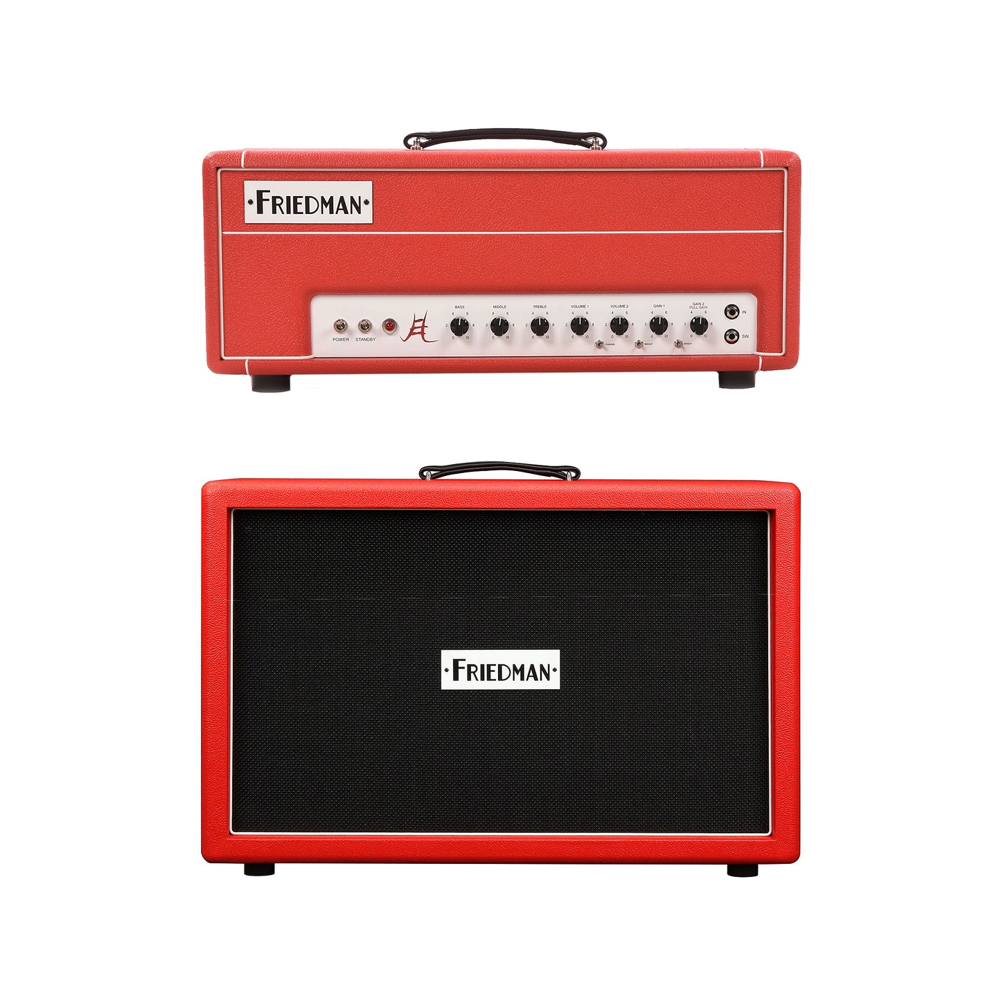 Friedman JEL-50 50w 2 Channel Valve Amp Head and JEL-212 2x12 Cab Stack Amps / Guitar Amps / Guitar Heads