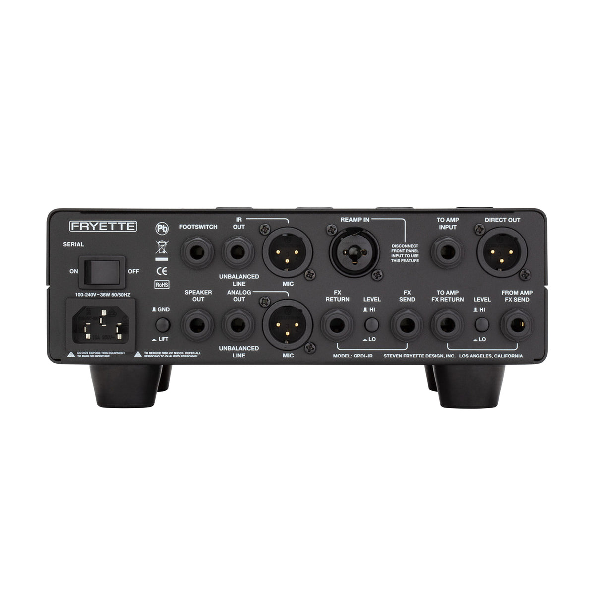 Fryette Valvulator GP/DI IR Direct Recording Tube Amplifier Amplifiers