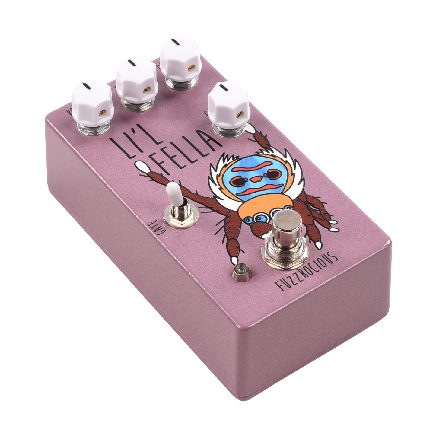Fuzzrocious Li'l Fella Overdrive/Distortion Pedal Purple Effect Pedals