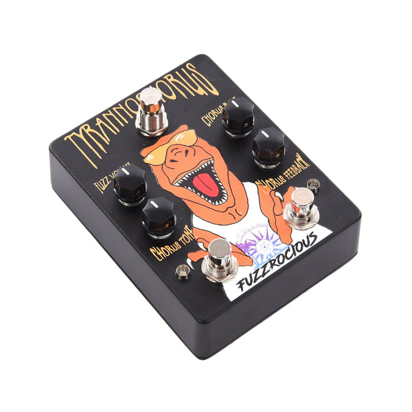 Fuzzrocious Tyrannochorus Fuzz/Chorus Pedal Black Chicago Music Exchange