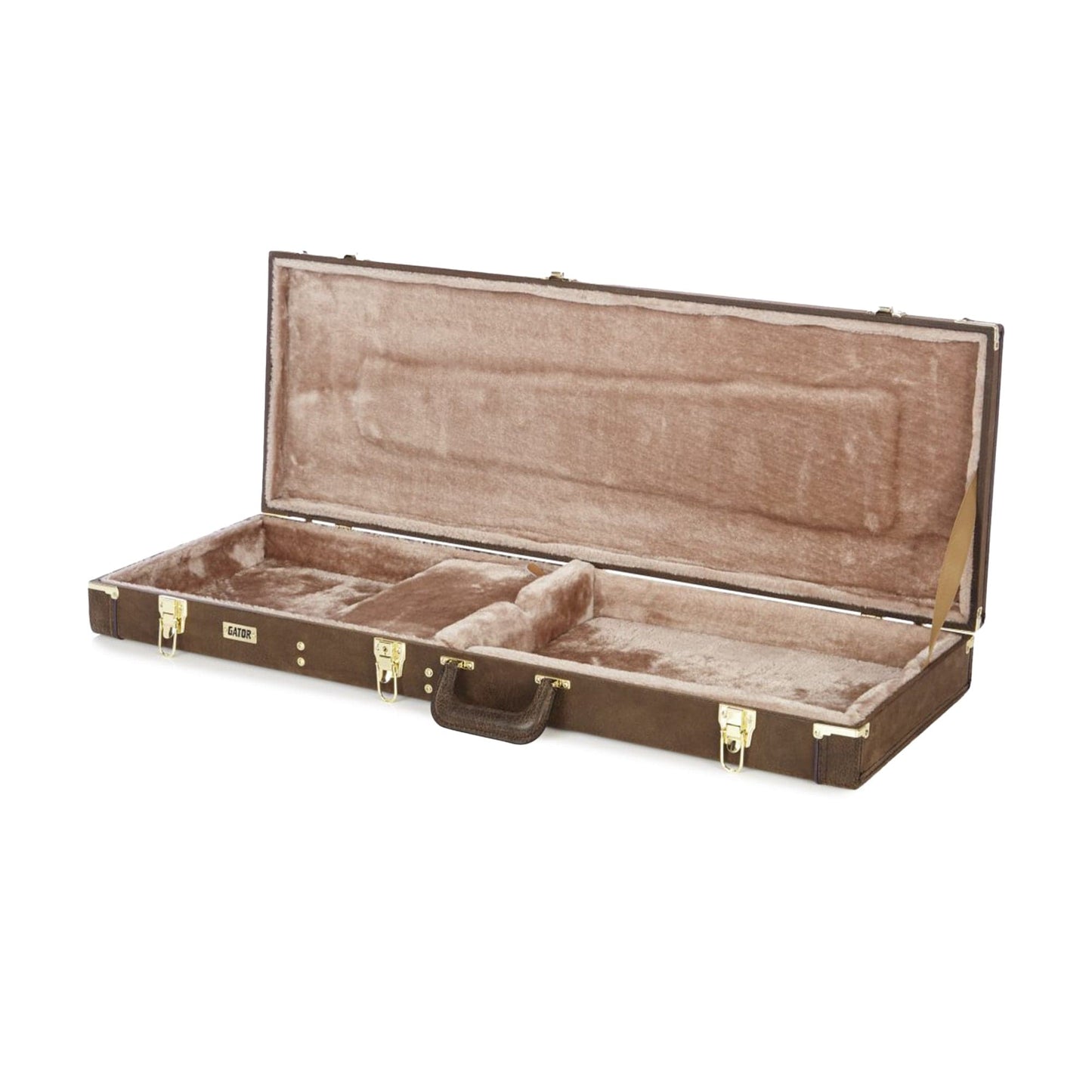 Gator Traditional Deluxe Wood Electric Guitar Hardshell Case Vintage Brown Accessories / Cases and Gig Bags / Guitar Cases