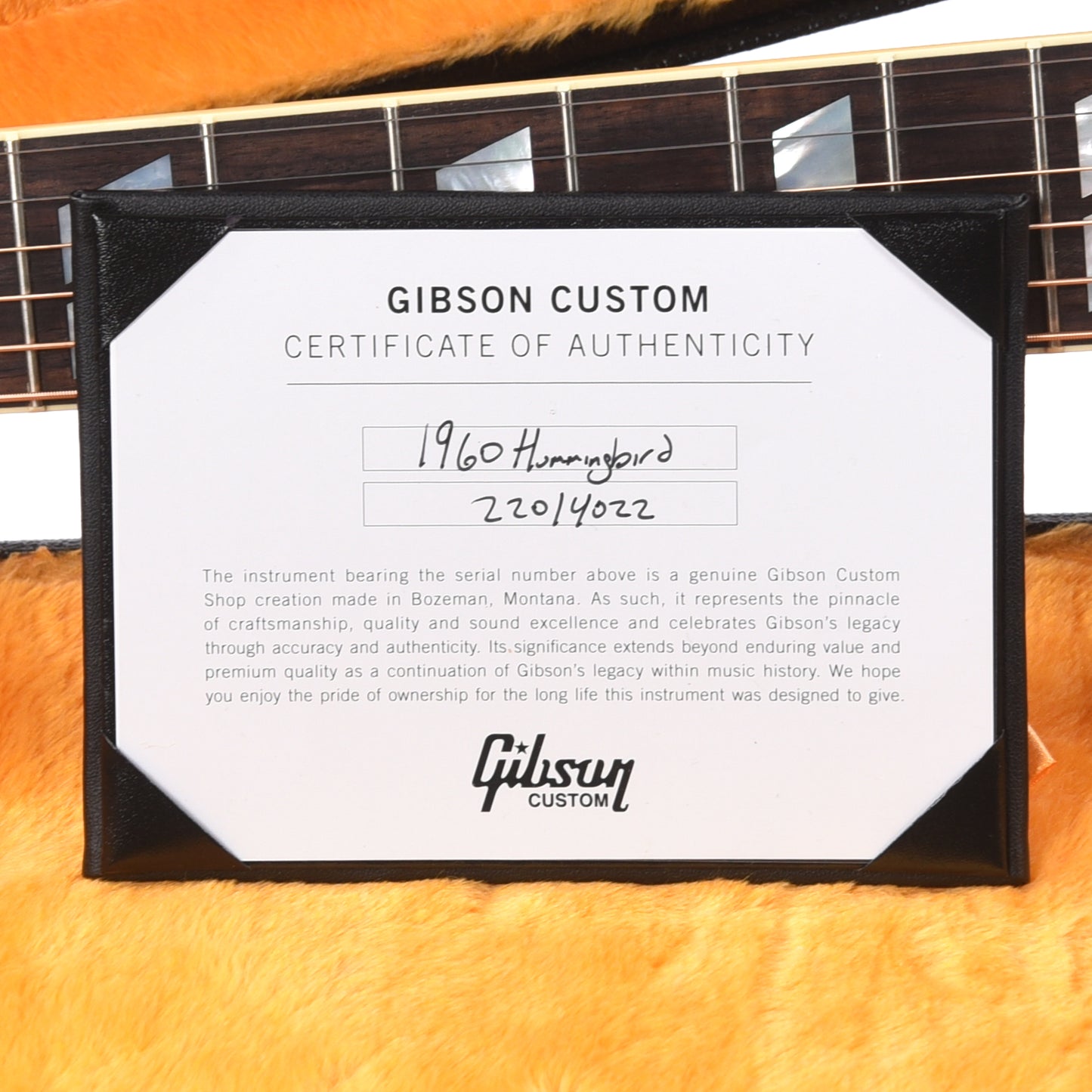 Gibson Custom Shop Historic Reissue 1960 Hummingbird Fixed Bridge Heritage Cherry Sunburst Acoustic Guitars / Dreadnought