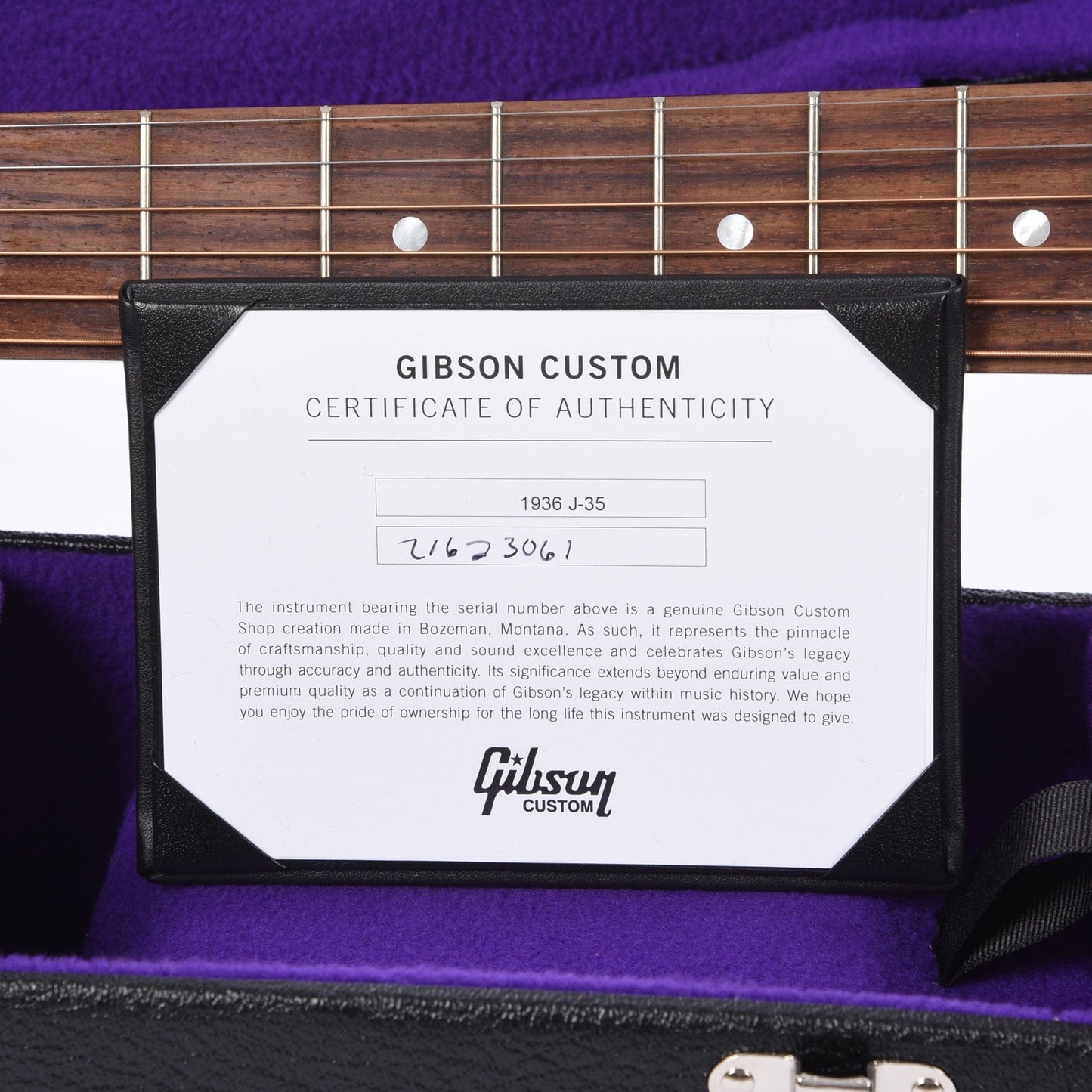 Gibson Montana Custom Shop Historic Reissue 1936 J-35 Vintage Sunburst Acoustic Guitars / Dreadnought