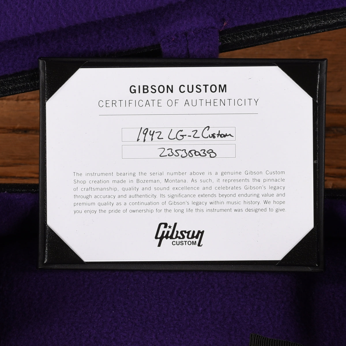Gibson 1942 Style LG-2 Custom w/ AJ Style Headstock and Inlays Sunburst 2025 Acoustic Guitars