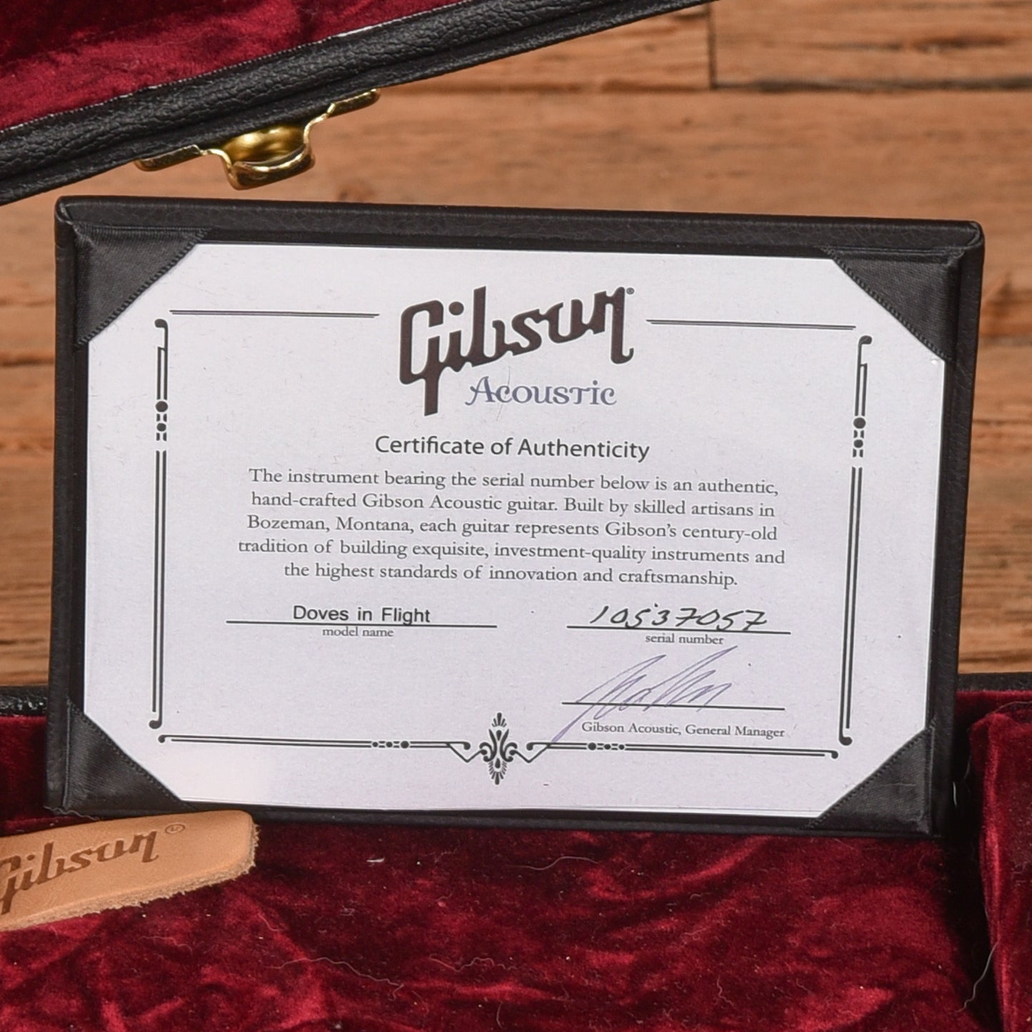 Gibson Doves in Flight Transparent Blue 2017 Acoustic Guitars