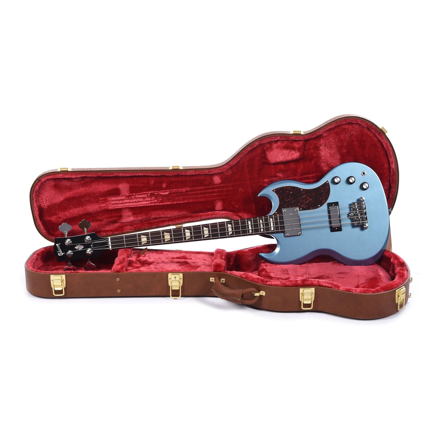 Gibson USA SG Standard Bass Pelham Blue w/Tortoise Pickguard Bass Guitars / 4-String