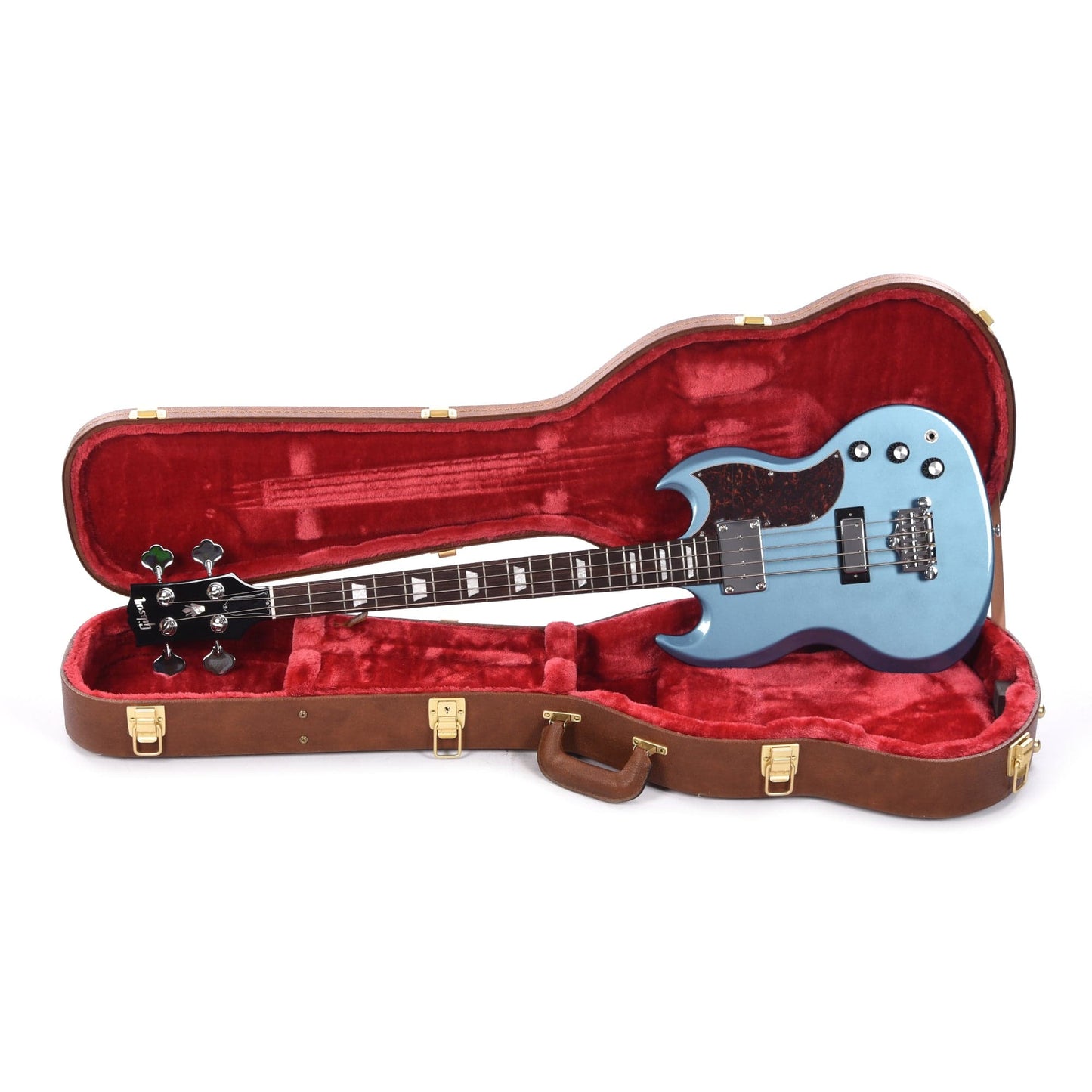 Gibson USA SG Standard Bass Pelham Blue w/Tortoise Pickguard Bass Guitars / 4-String