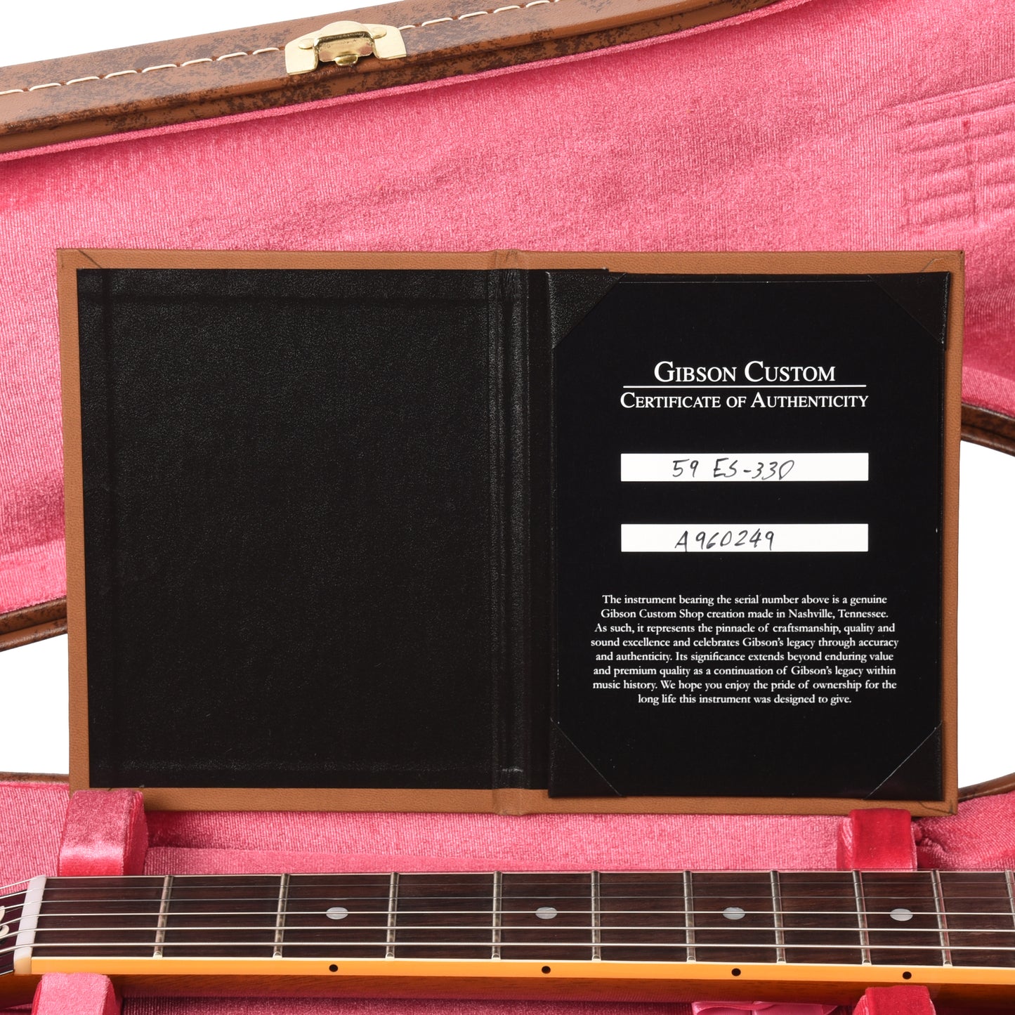 Gibson Custom Shop 1959 ES-330 Reissue Vintage Natural Electric Guitars