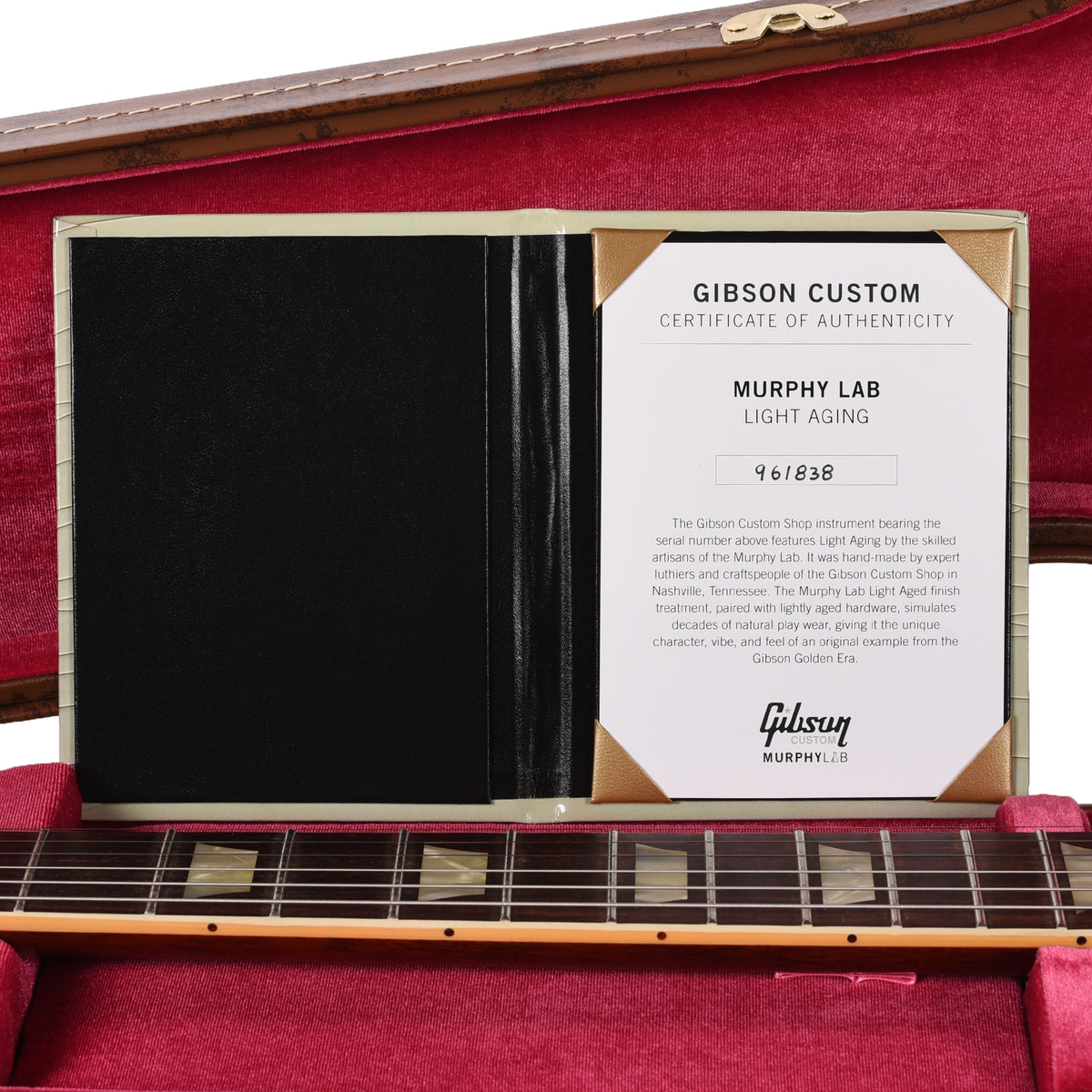 Gibson Custom Shop 1959 Les Paul Standard Reissue Cherry Teaburst Murphy Lab Light Aged Electric Guitars