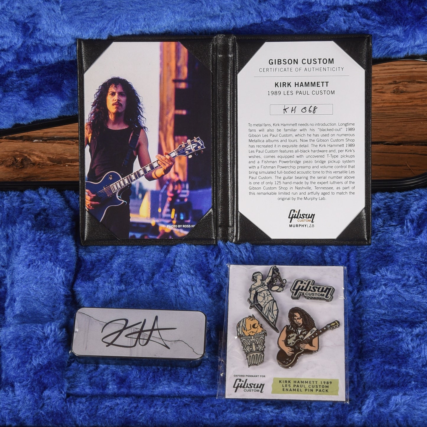 Gibson Custom Shop Kirk Hammett '89 Les Paul Custom Black 2023 Electric Guitars