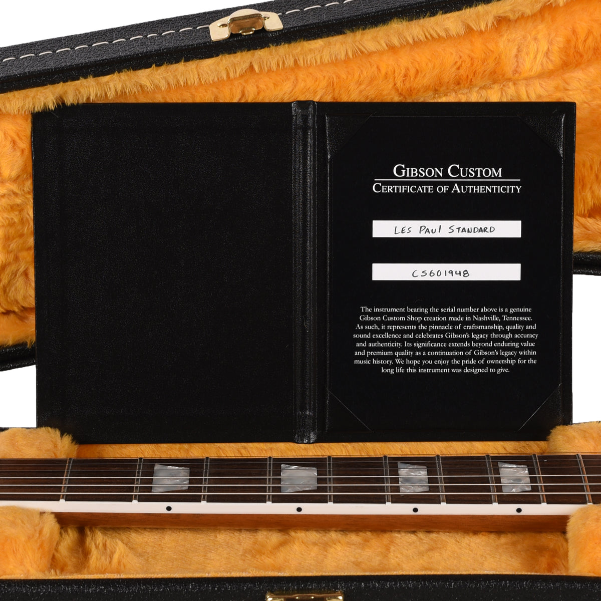 Gibson Custom Shop Les Paul Standard Translucent Amber Electric Guitars