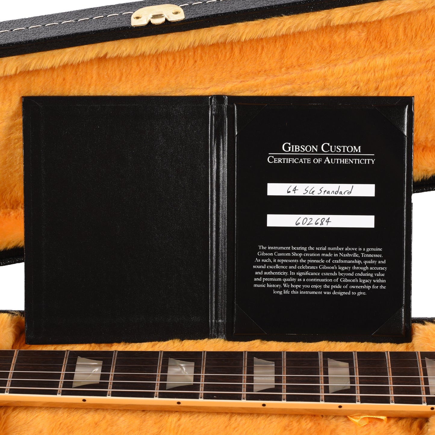 Gibson Custom Shop Limited Edition 1964 SG Standard Korina Reissue VOS Antique Natural w/Maestro Vibrola Electric Guitars