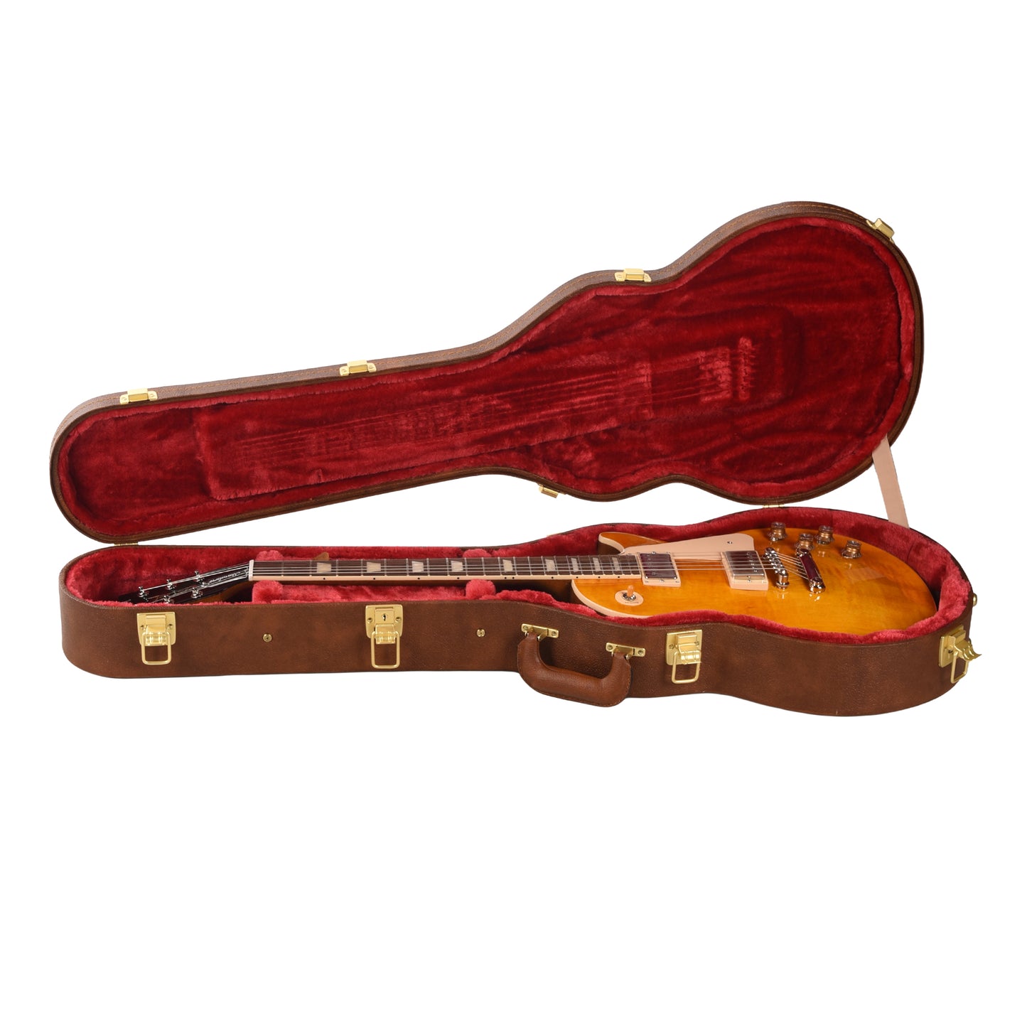 Gibson Original Les Paul Standard '60s Figured Top Honey Amber Electric Guitars