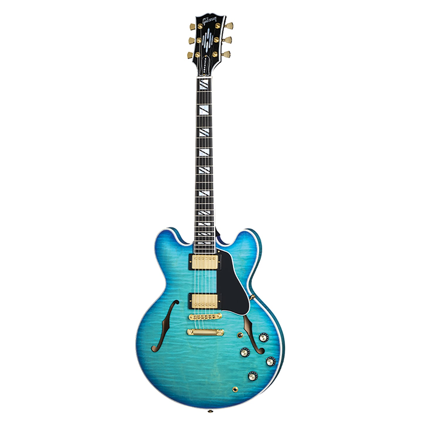 Gibson Modern ES Supreme AAA Maple Blueberry Burst Electric Guitars / Semi-Hollow