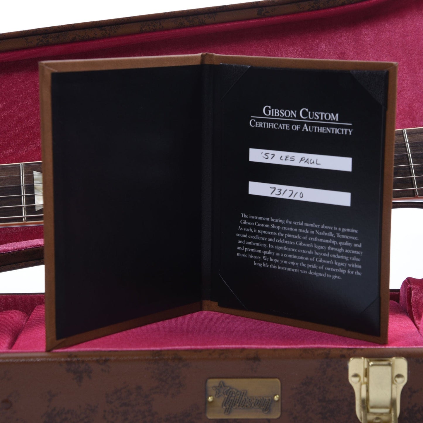 Gibson Custom Shop 1957 Les Paul Goldtop Darkback Reissue Double Gold VOS Electric Guitars / Solid Body