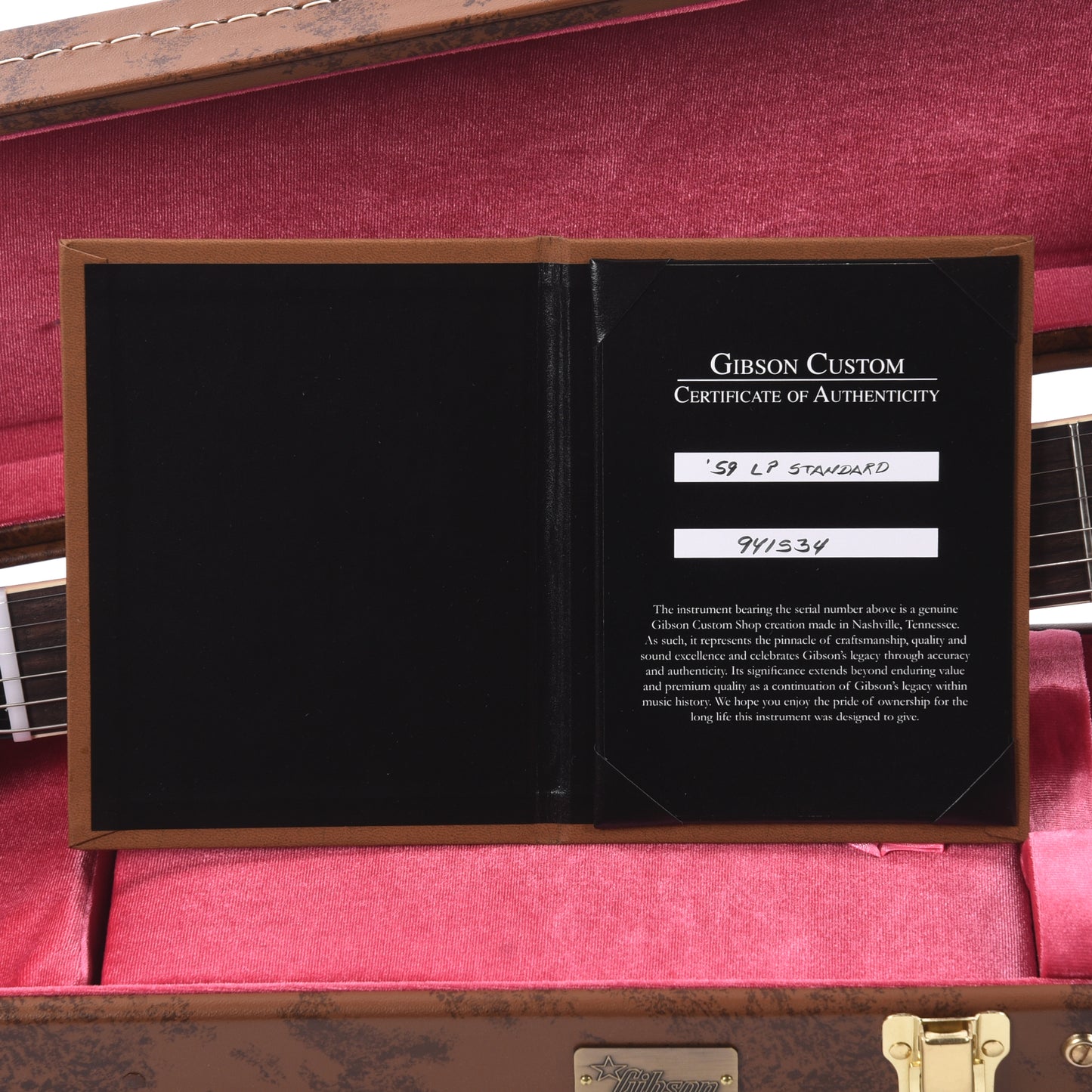 Gibson Custom Shop 1959 Les Paul Standard "CME Spec" Koa Natural VOS Electric Guitars / Solid Body