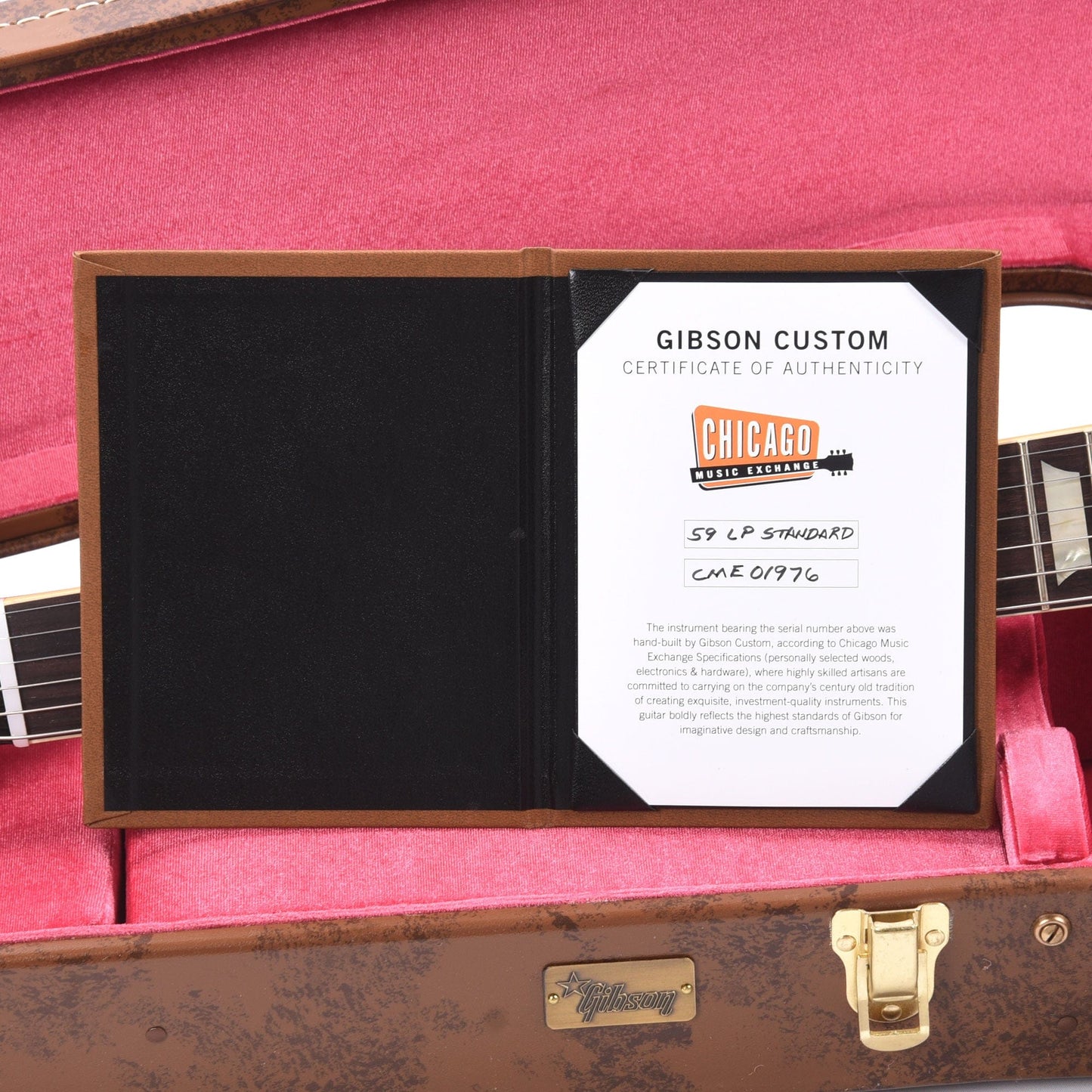 Gibson Custom Shop 1959 Les Paul Standard "CME Spec" Slow Iced Tea Fade VOS w/59 Carmelita Neck Electric Guitars / Solid Body