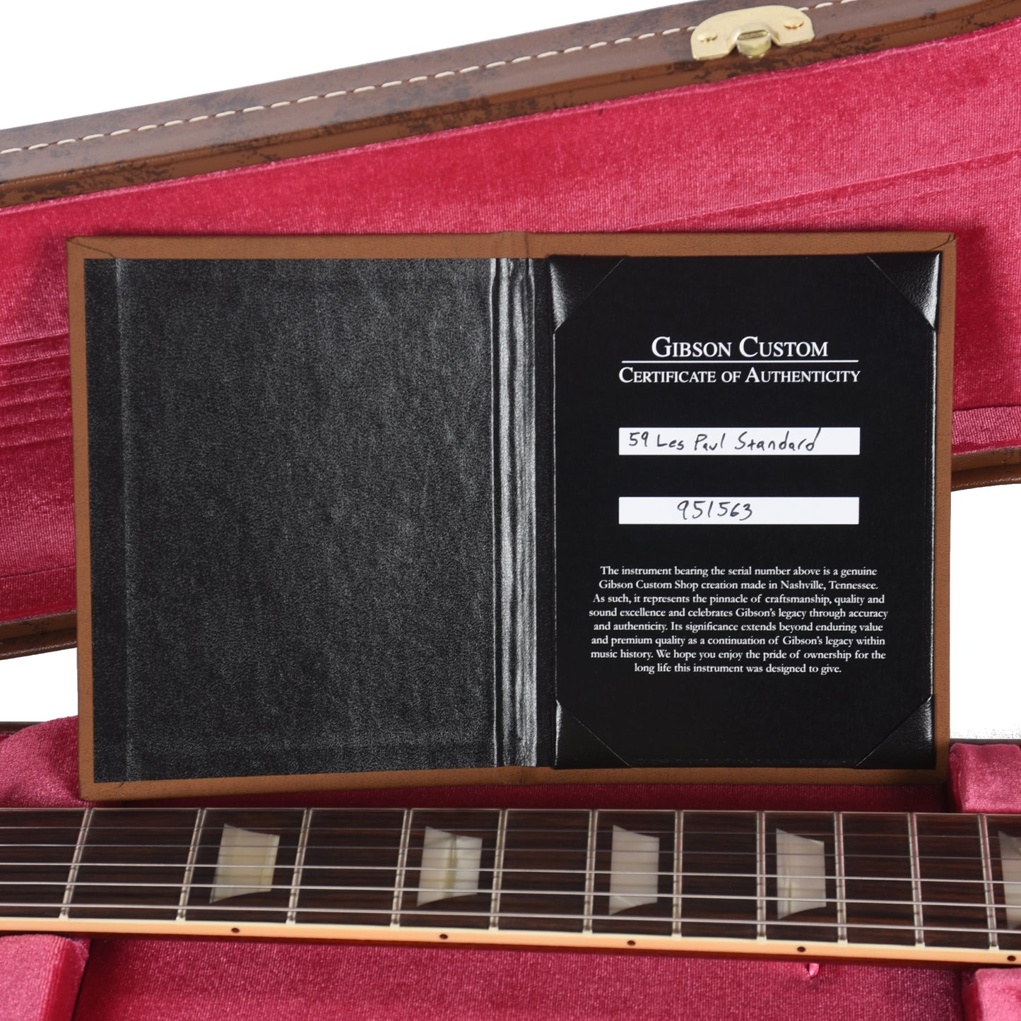 Gibson Custom Shop 1959 Les Paul Standard Reissue Dark Bourbon Fade VOS Electric Guitars / Solid Body