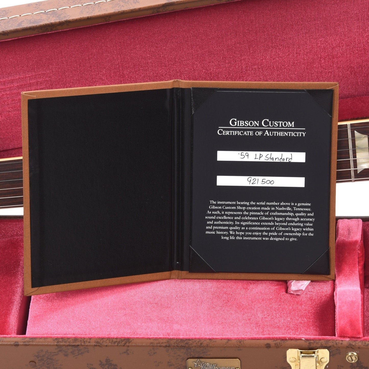 Gibson Custom Shop 1959 Les Paul Standard Washed Cherry Sunburst VOS Electric Guitars / Solid Body