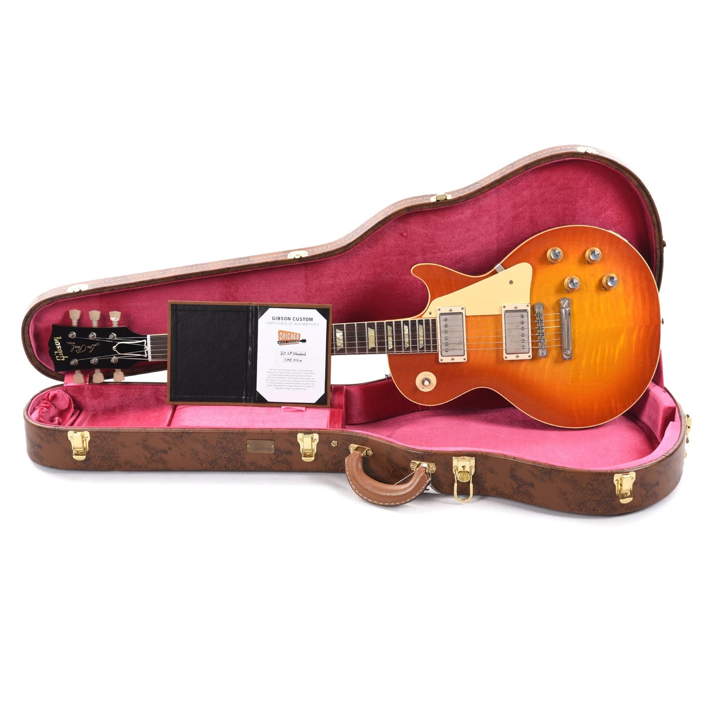 Gibson Custom Shop 1960 Les Paul Standard "CME Spec" Orange Lemon Fade VOS w/60 V3 Neck Electric Guitars / Solid Body