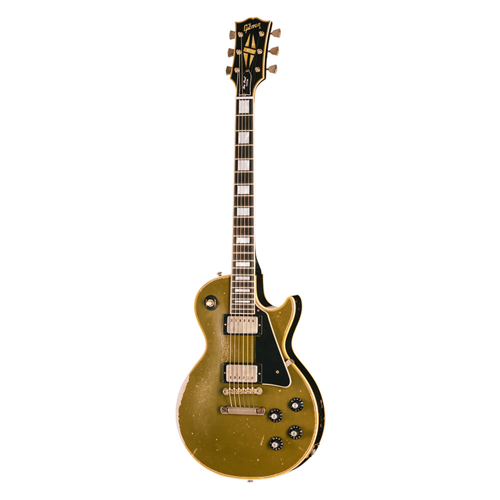 Gibson Custom Shop Limited Edition 1968 Les Paul Custom Reissue Heavy Aged Olive Drab w/Ebony Back Electric Guitars / Solid Body