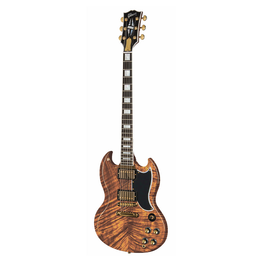 Gibson Custom Shop Limited Edition SG Custom Gloss Walnut w/Koa Top Electric Guitars / Solid Body