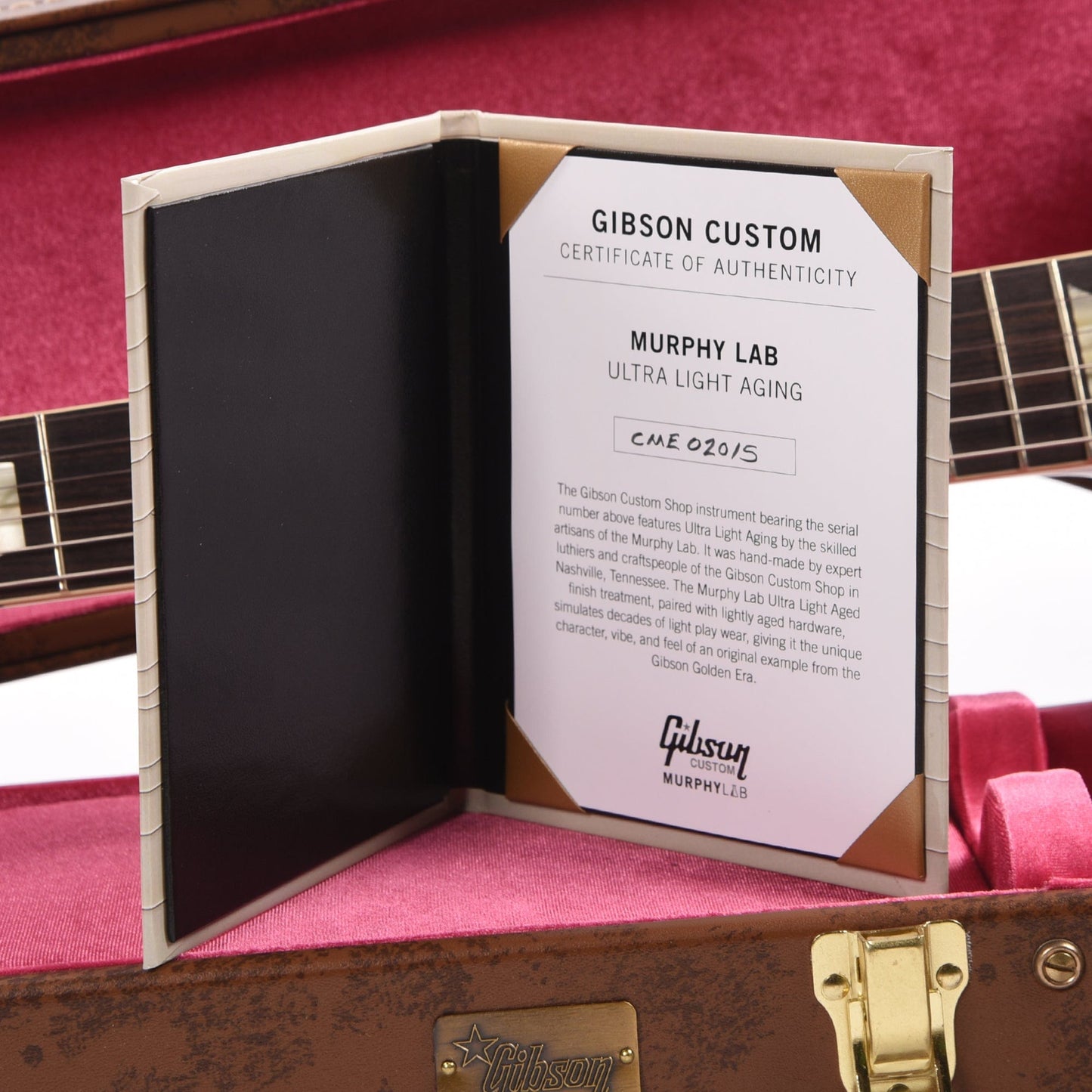 Gibson Custom Shop Murphy Lab 1954 Les Paul Standard "CME Spec" Antique Ebony Ultra Light Aged w/P90 Neck & Custom "S" Bucker Bridge Electric Guitars / Solid Body