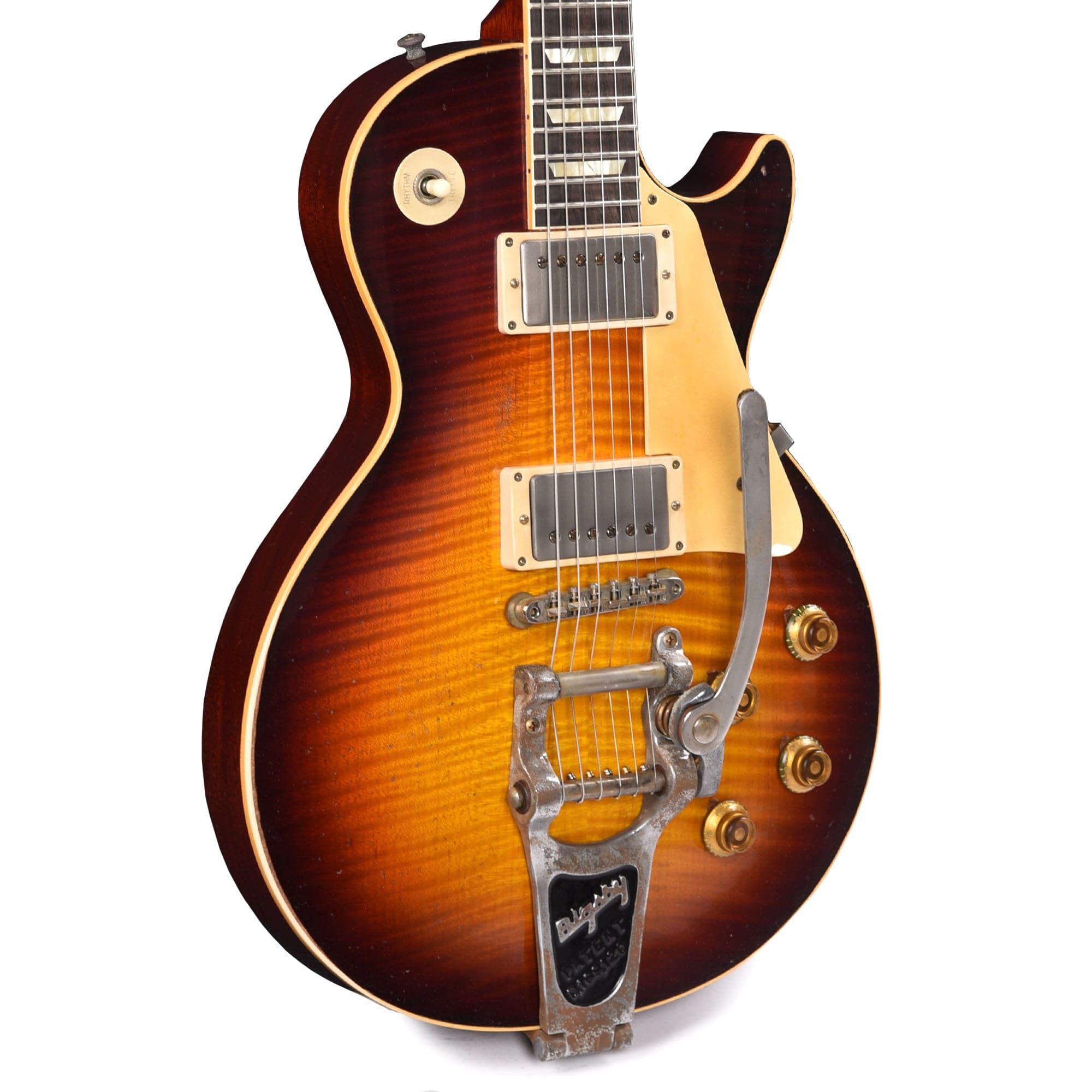 Gibson Custom Shop Murphy Lab Brazilian Rosewood Limited Edition 1959 Les Paul Standard Aged Tom's Tri-Burst w/Bigsby Electric Guitars / Solid Body