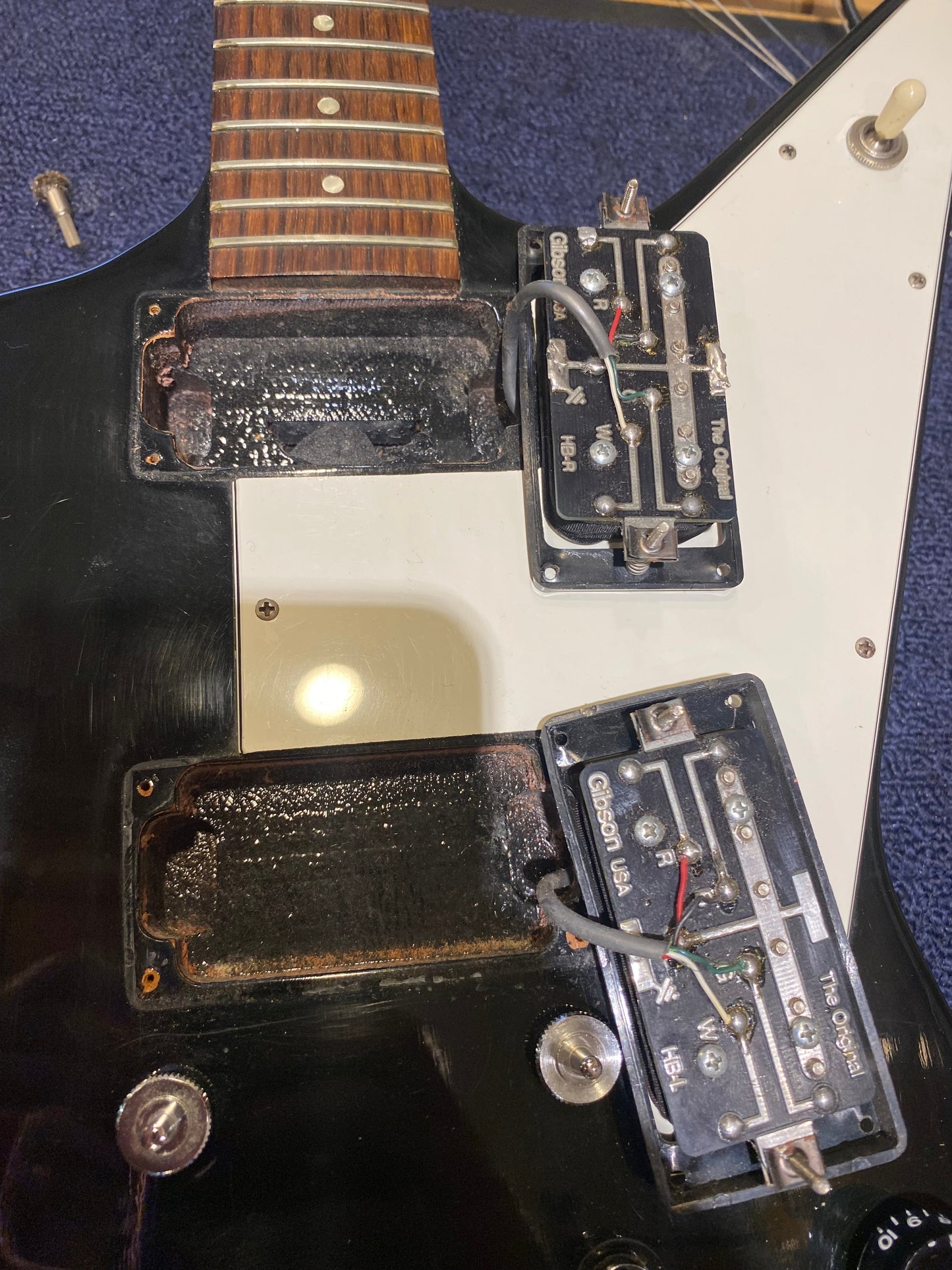 Gibson Explorer Black 1989 Electric Guitars / Solid Body