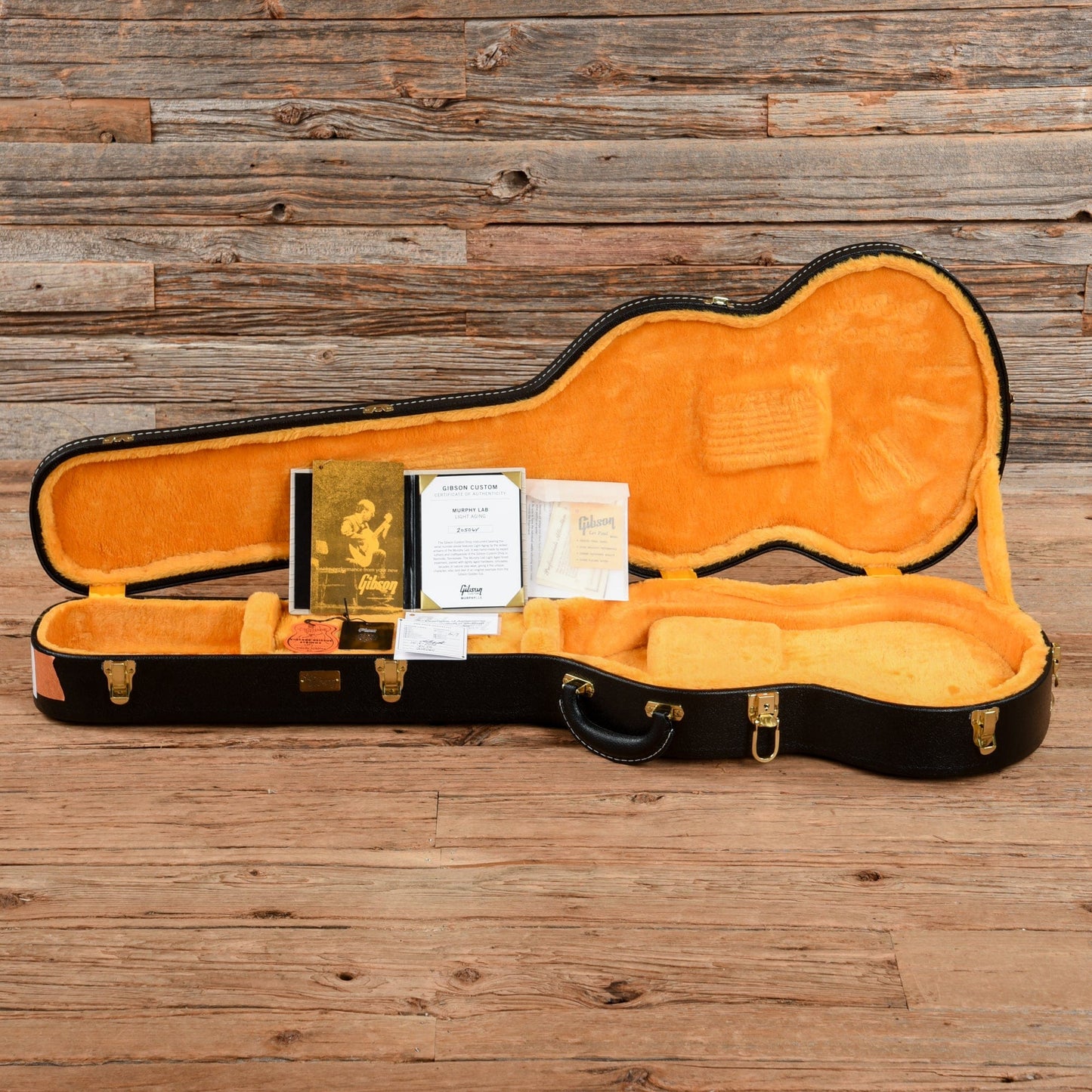 Gibson Gibson Custom Shop Murphy Lab 1964 SG Standard With Maestro Vibrola Faded Cherry Heavy Aged Cherry LEFTY Electric Guitars / Solid Body