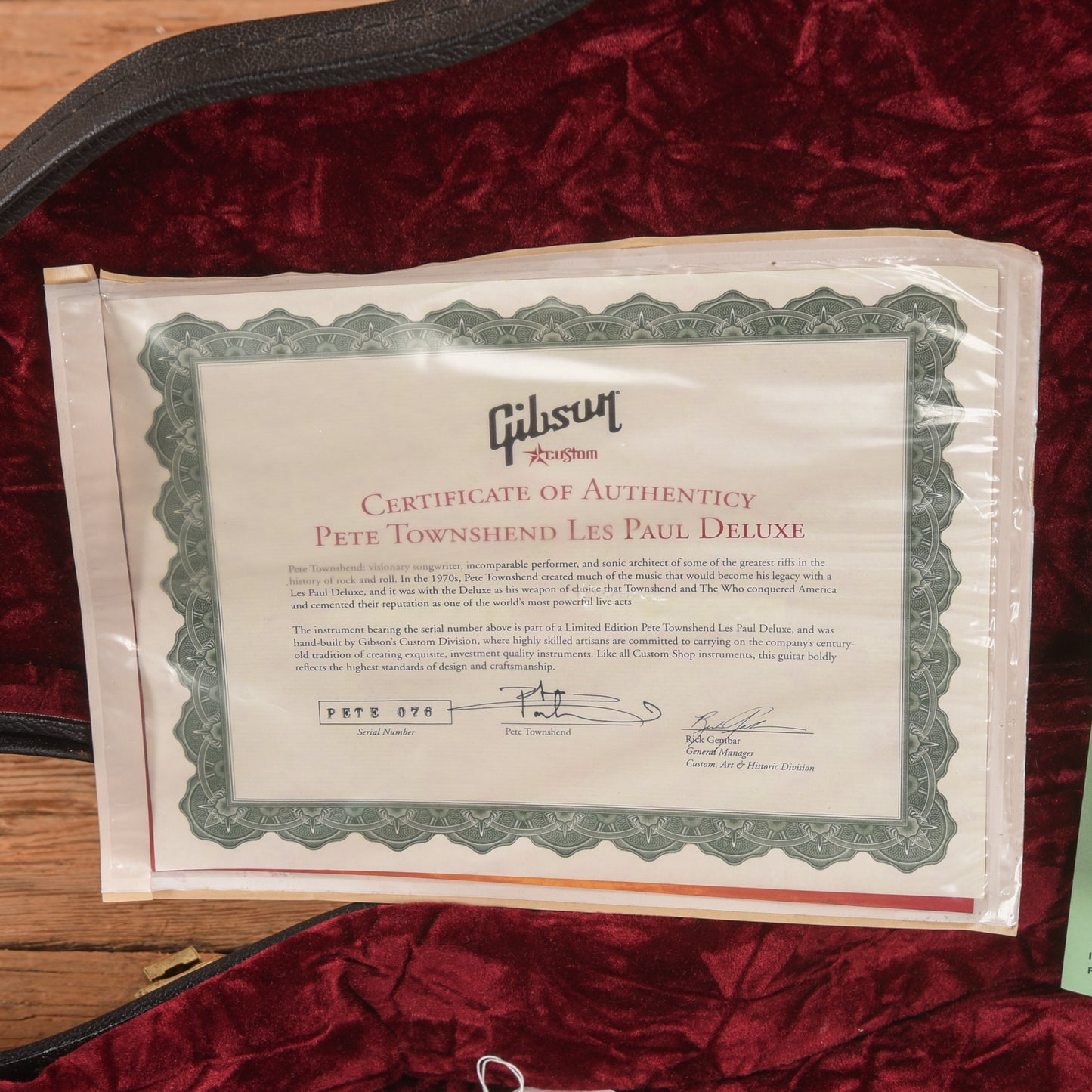 Gibson Pete Townshend Les Paul Deluxe #3 Goldtop 2005 Electric Guitars / Solid Body