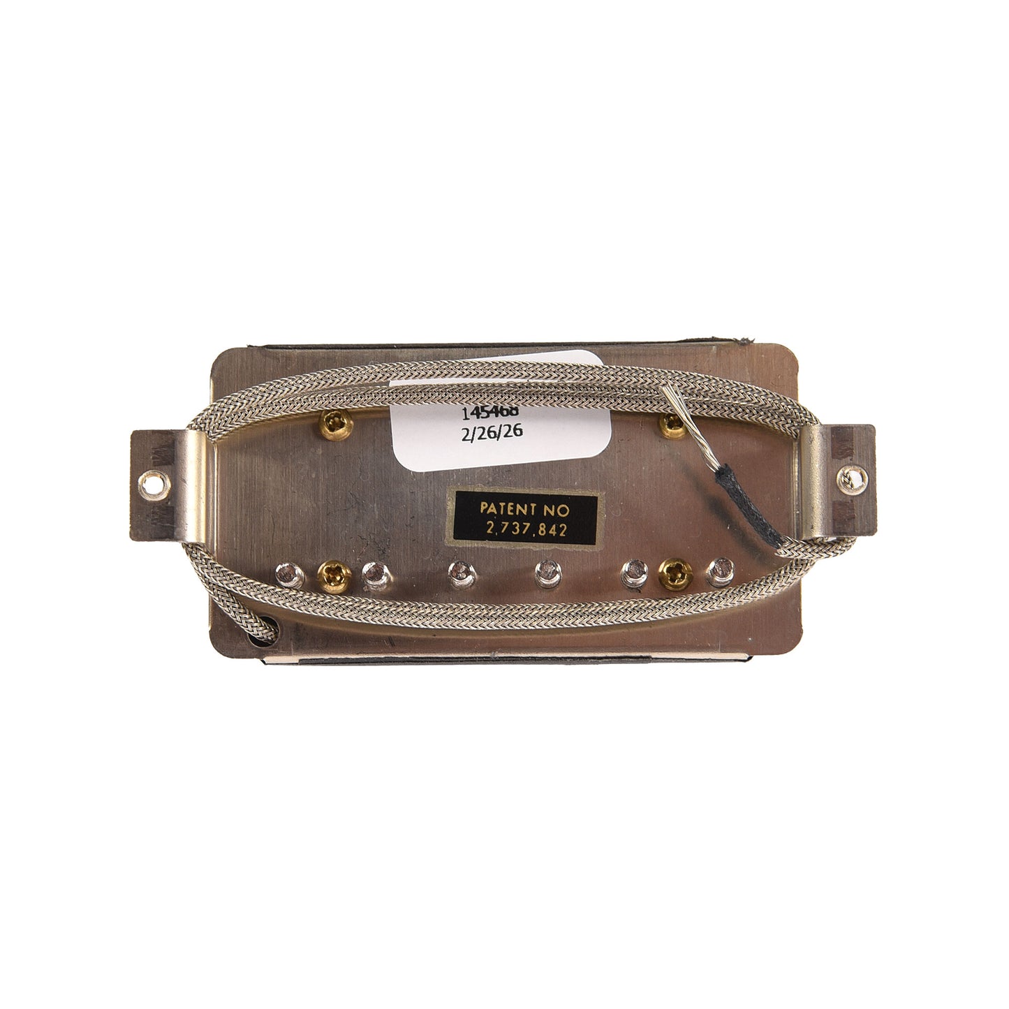 Gibson 1968 T-Top Reissue Pickup, Double Black, 2-Conductor, Unpotted, 7.5k, Alnico 5 Pickups & Preamps