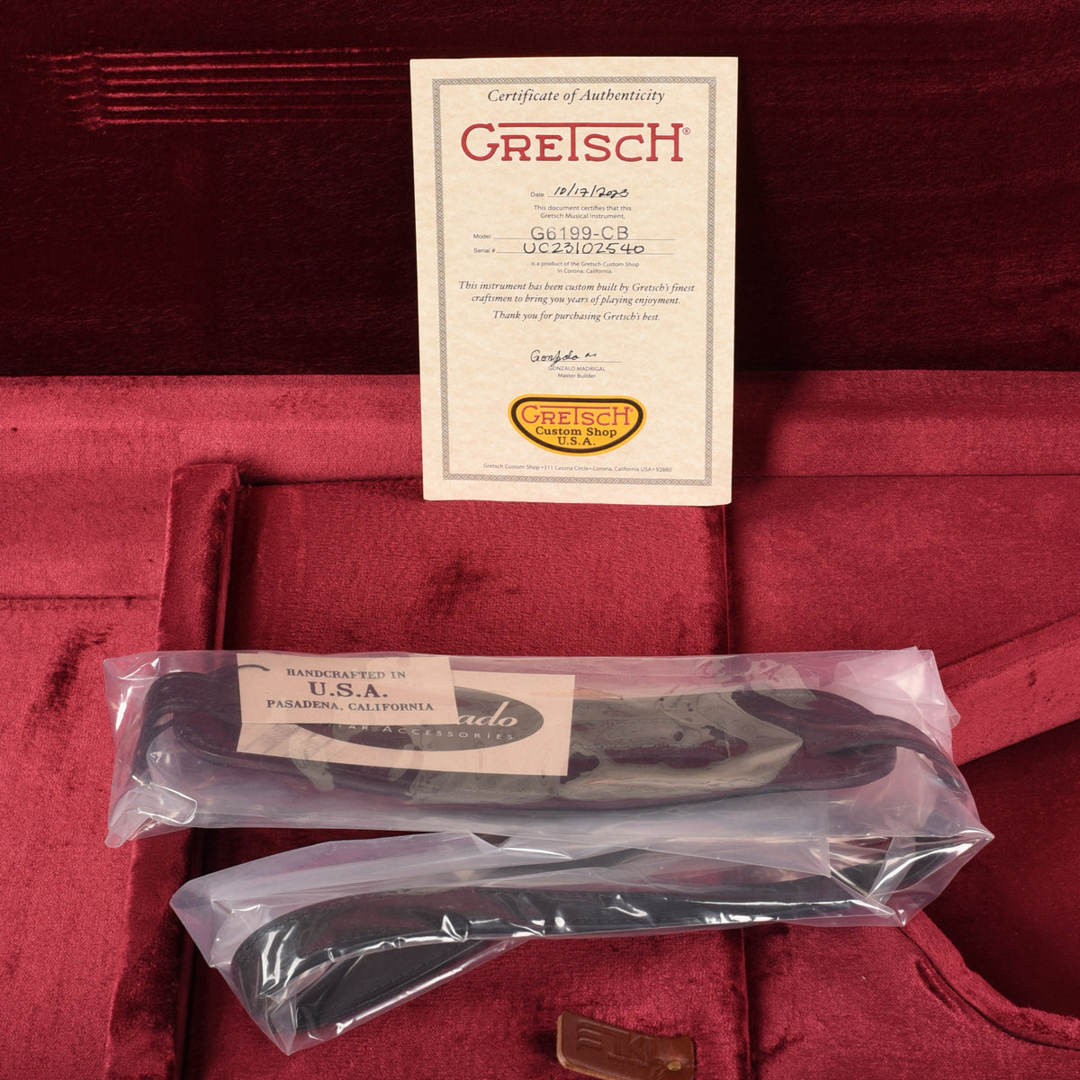 Gretsch Custom Shop Gonzalo Madrigal Masterbuilt G6199-CB Caddy Bo Silverburst 2023 Electric Guitars