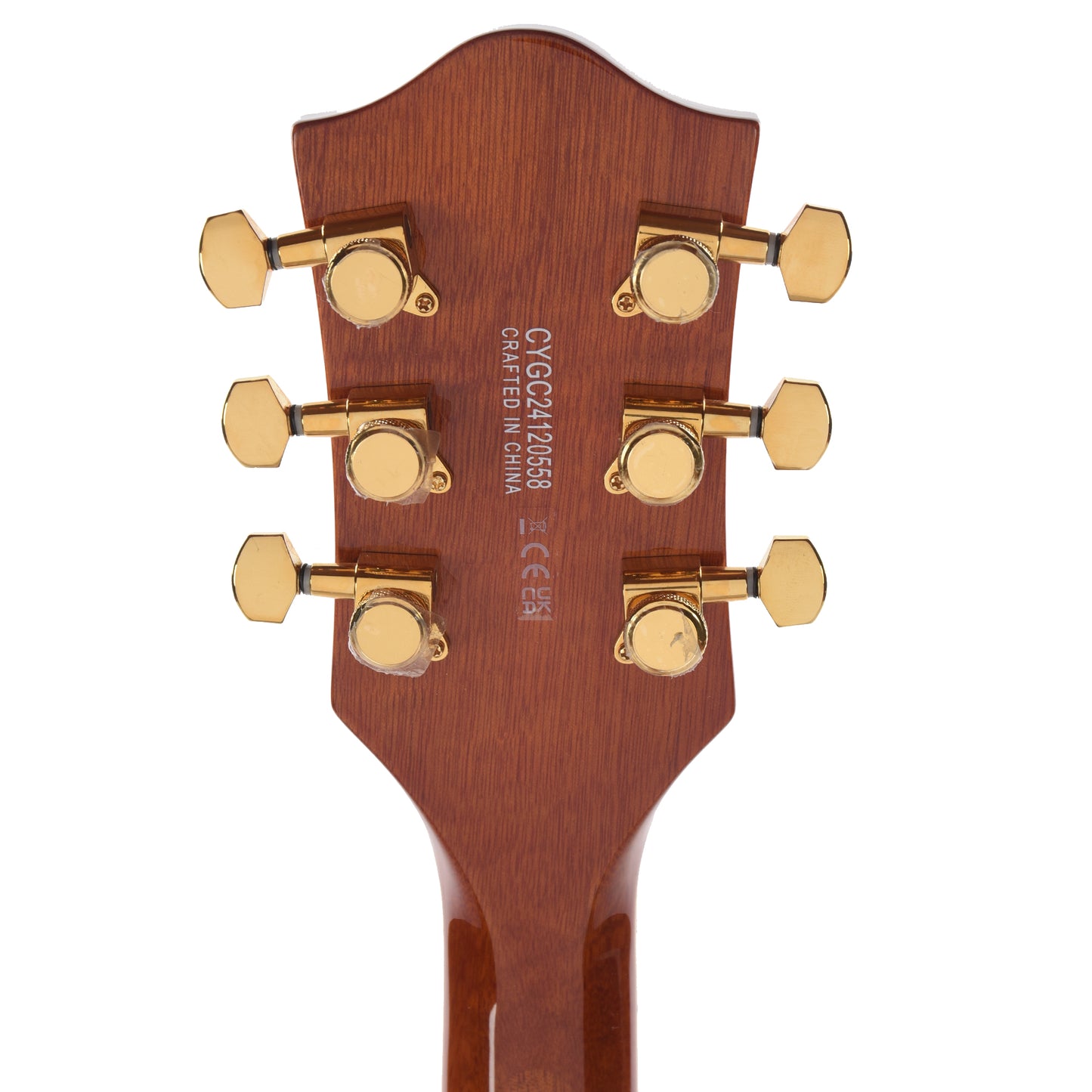 Gretsch Limited Edition Electromatic Flame Okoume Broadkaster Double-Cut with Bigsby Roundup Orange Electric Guitars / Hollow Body