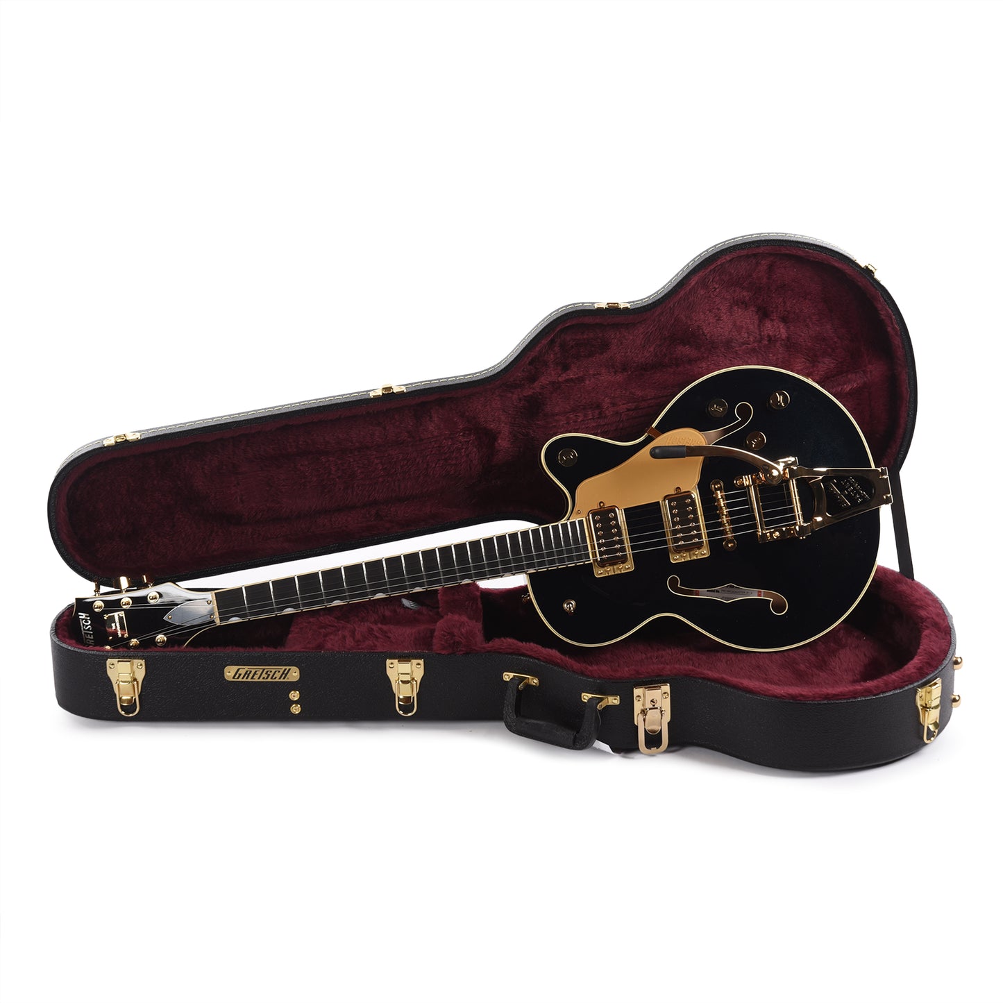 Gretsch Broadkaster Jr. LX Center Block with String-Thru Bigsby and Gold Hardware Midnight Sapphire Electric Guitars / Semi-Hollow